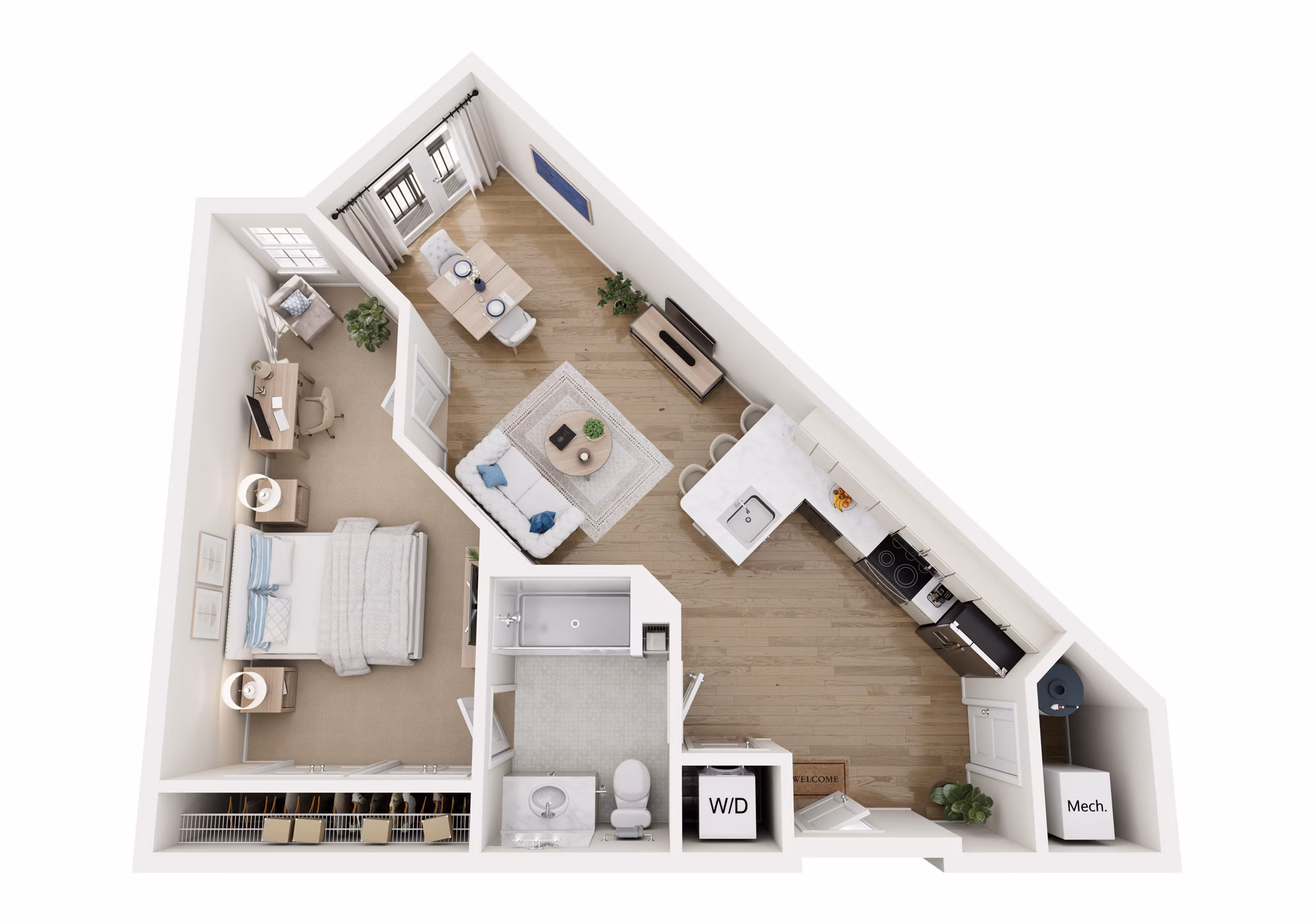 floorplans for The Summerfield Apartments