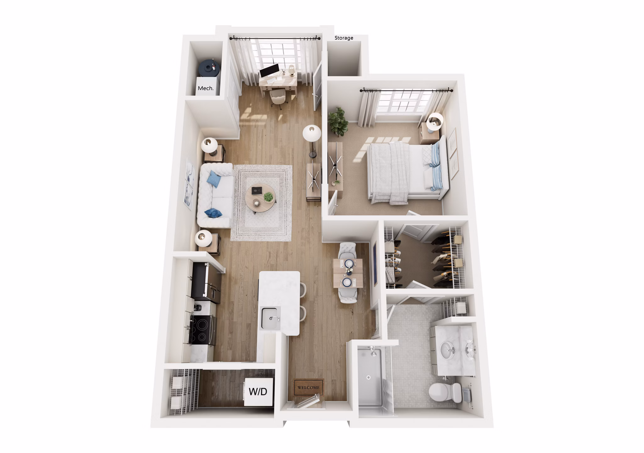 floorplans for The Summerfield Apartments