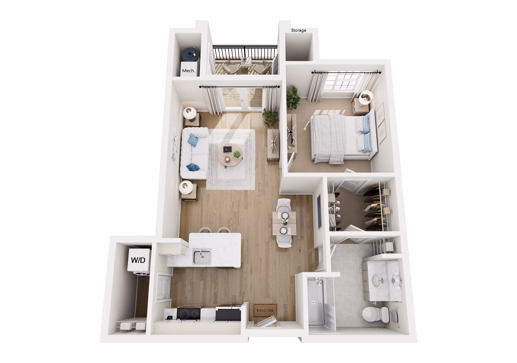 floorplans for The Summerfield Apartments