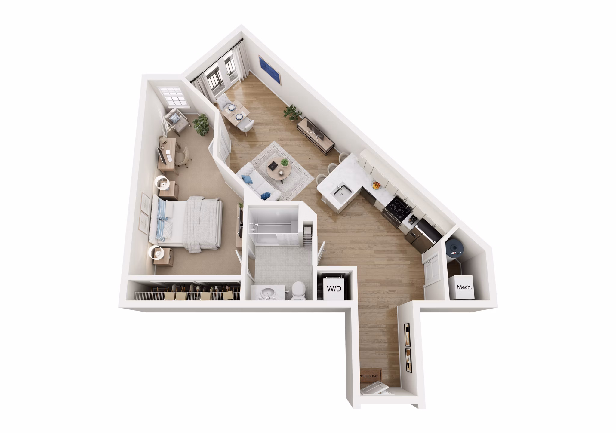 floorplans for The Summerfield Apartments