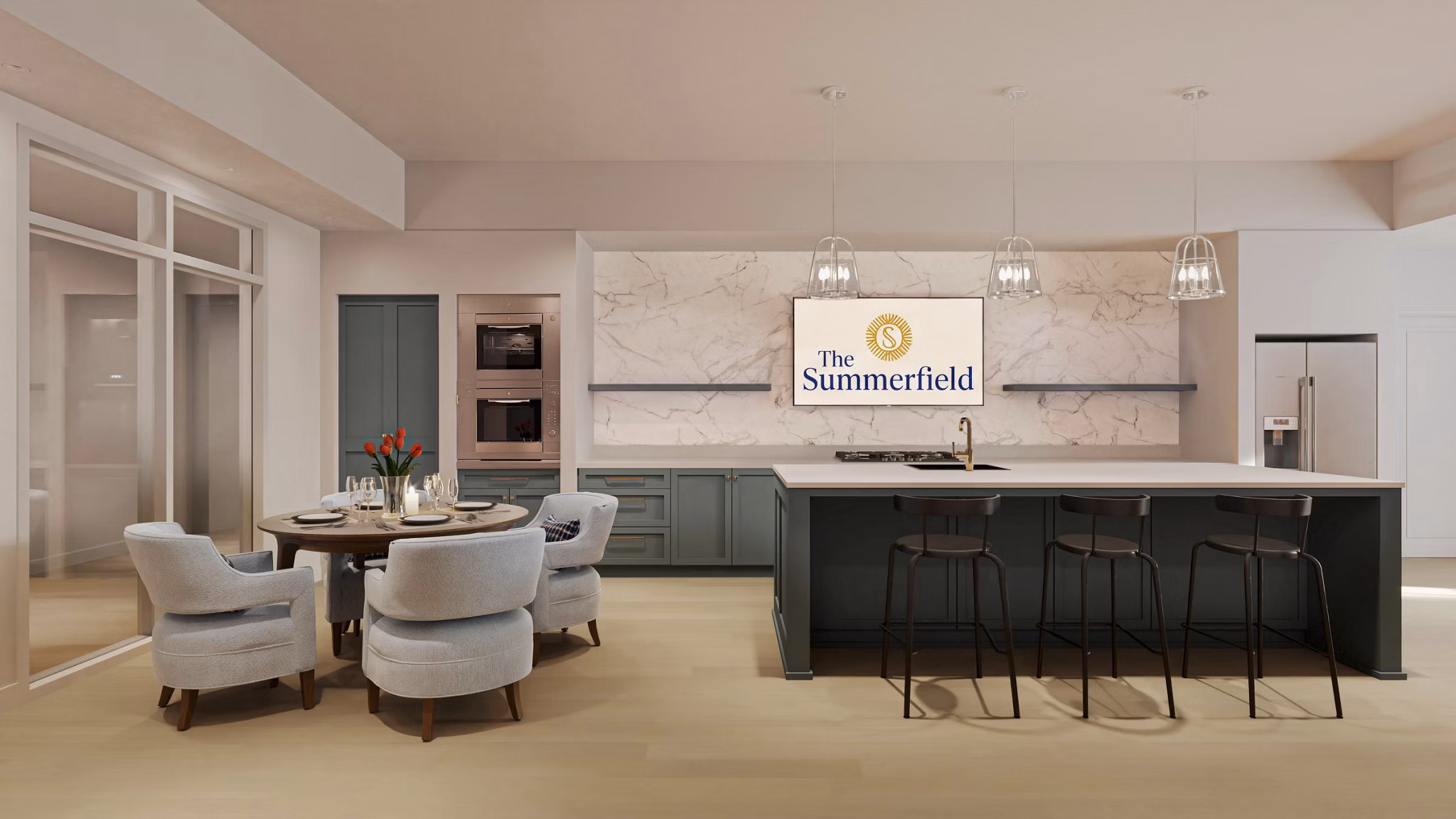 rendering at The Summerfield Apartments