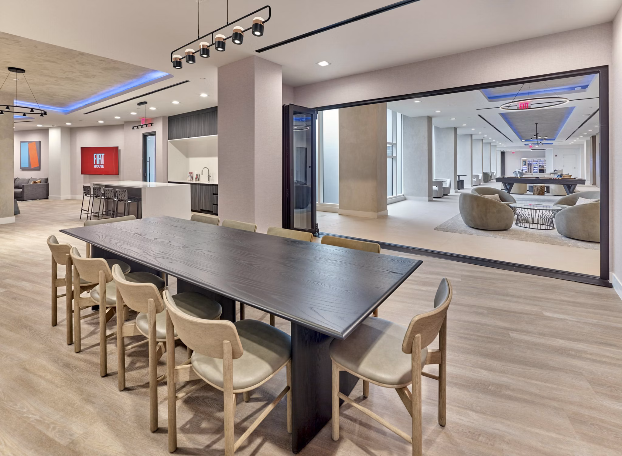 clubhouse at FIAT House Apartments