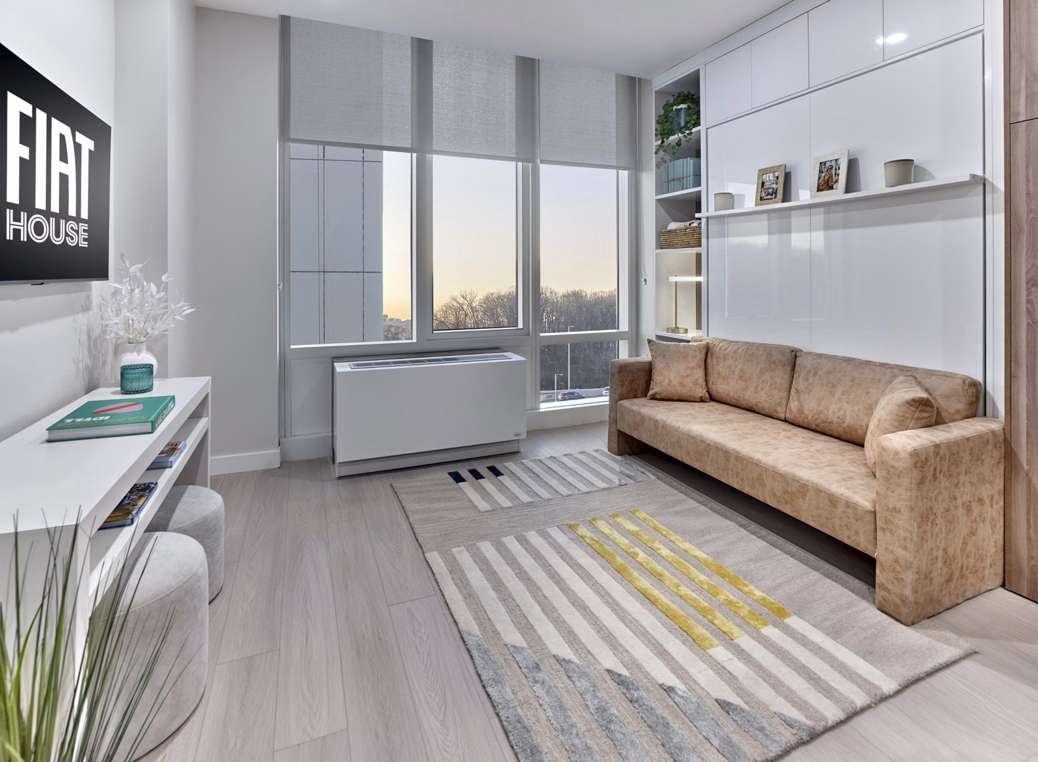 living room at FIAT House Apartments