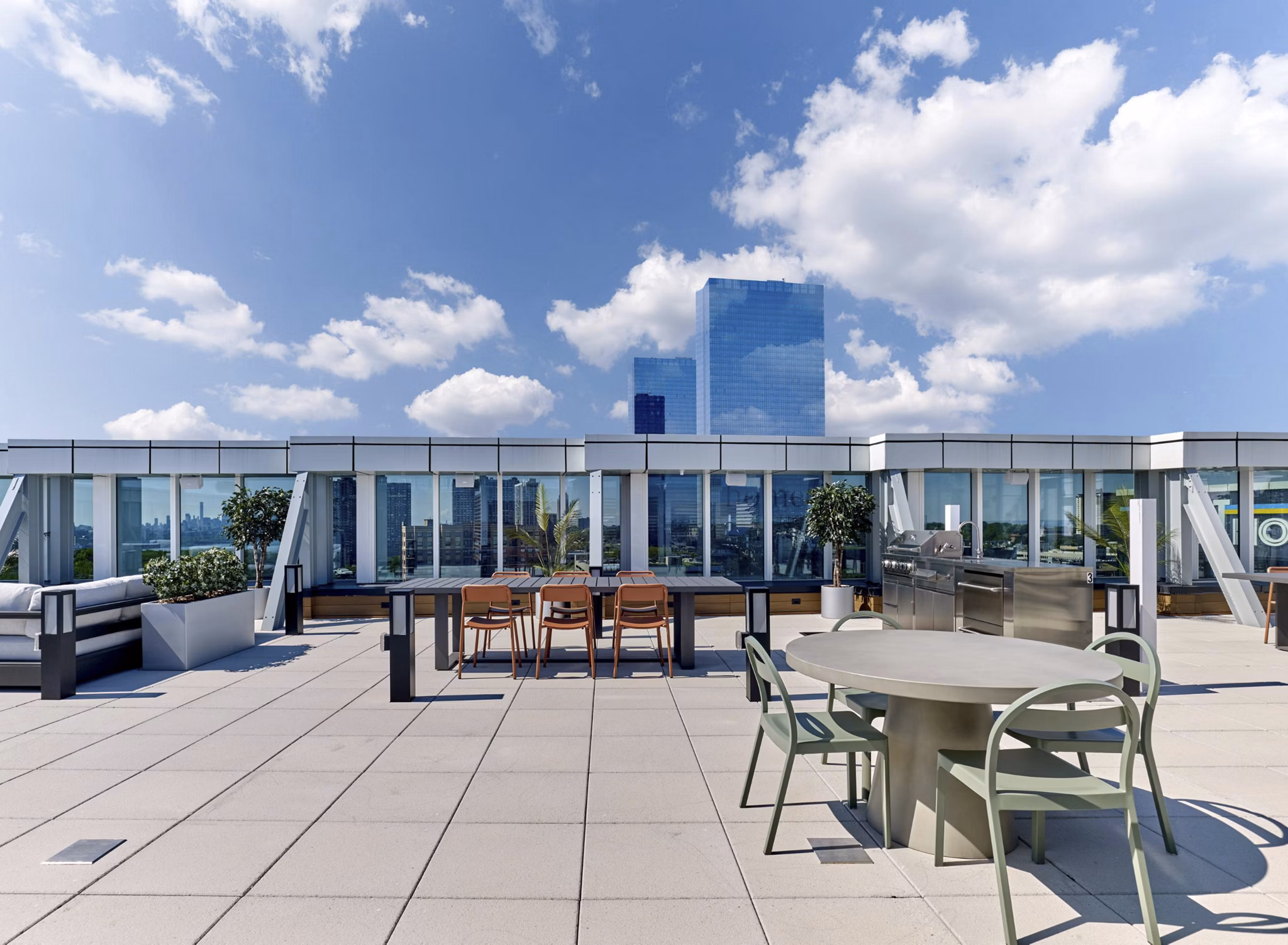 grill area at FIAT House Apartments