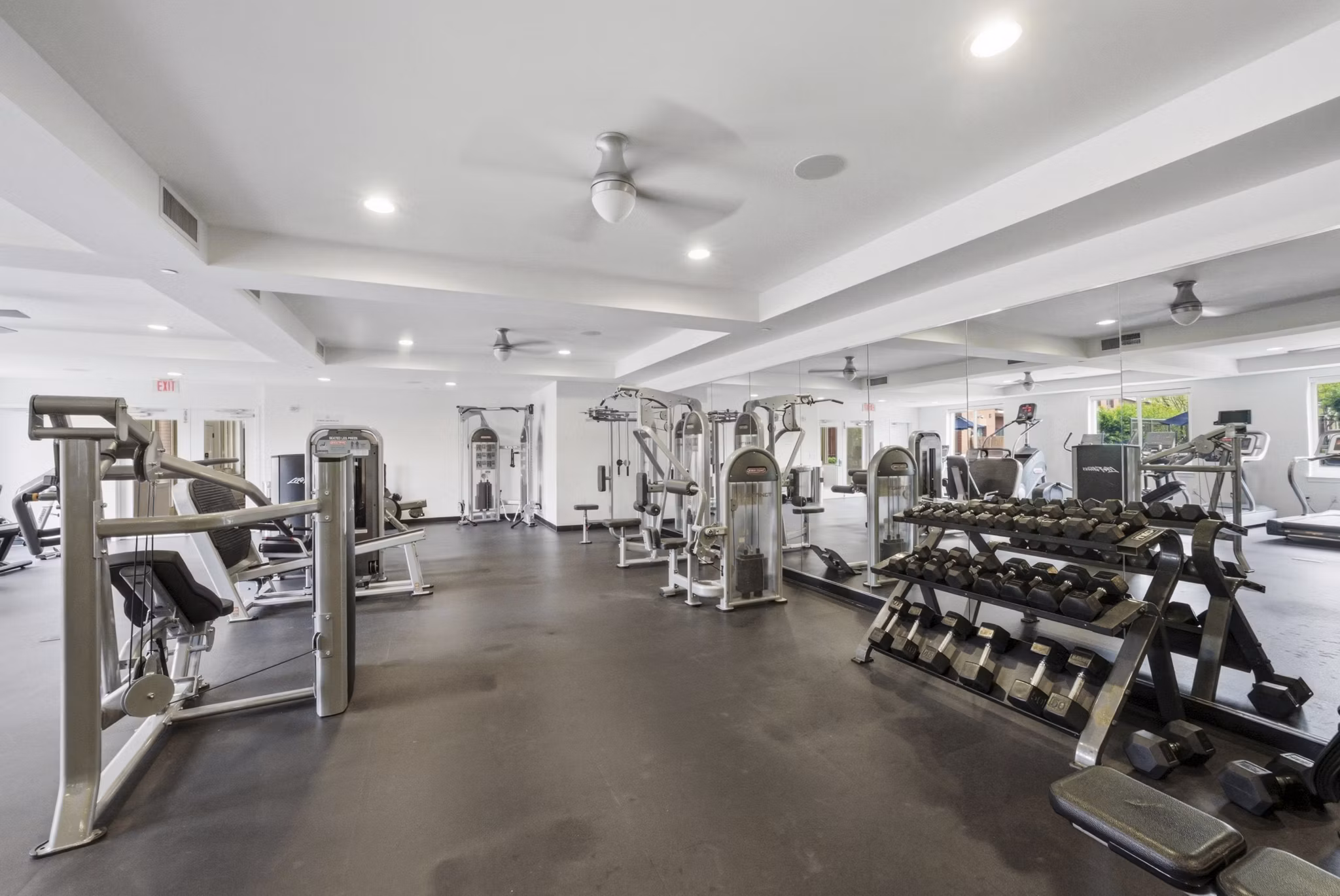 fitness center at Twenty50 Apartments 