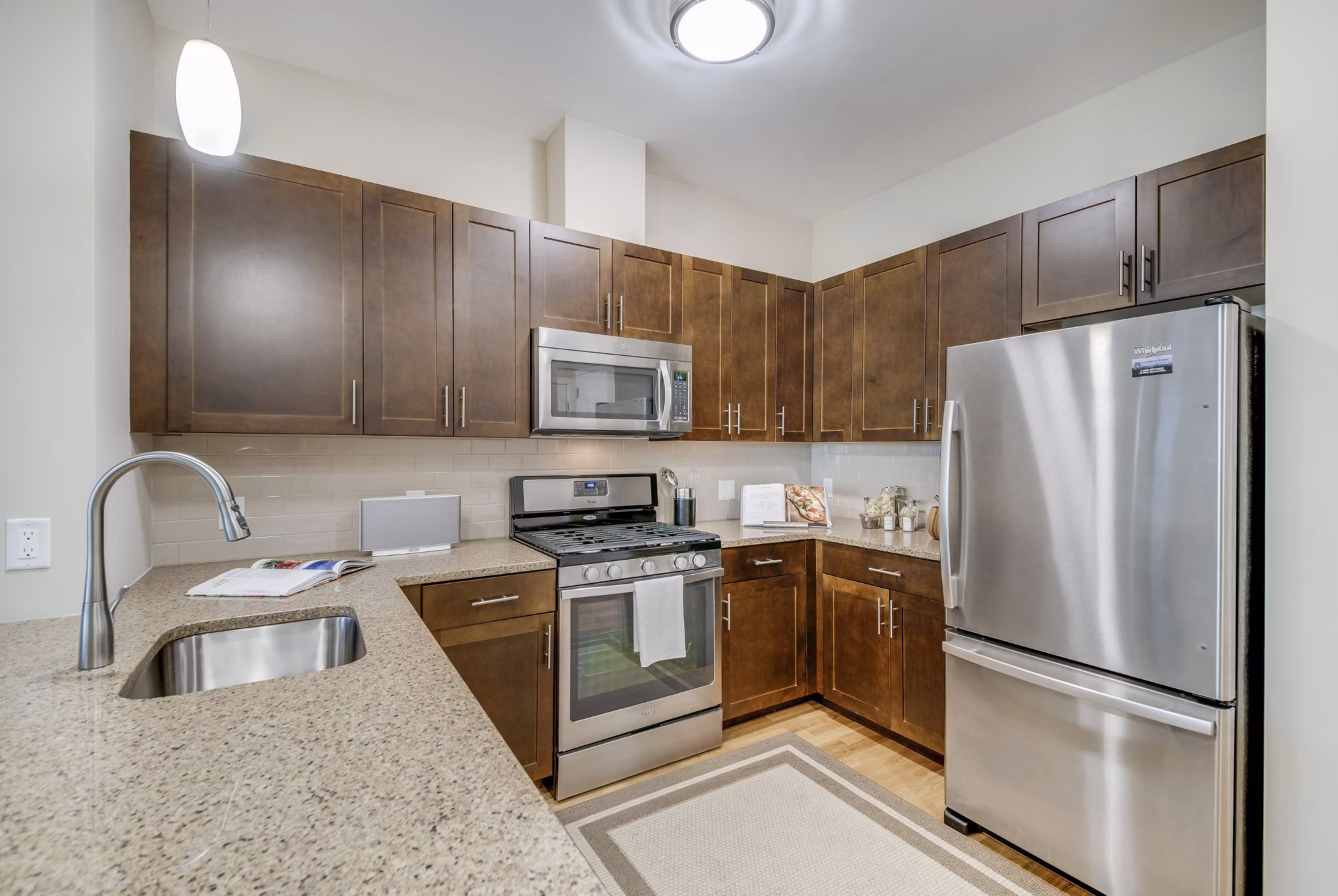 kitchen at Twenty50 Apartments
