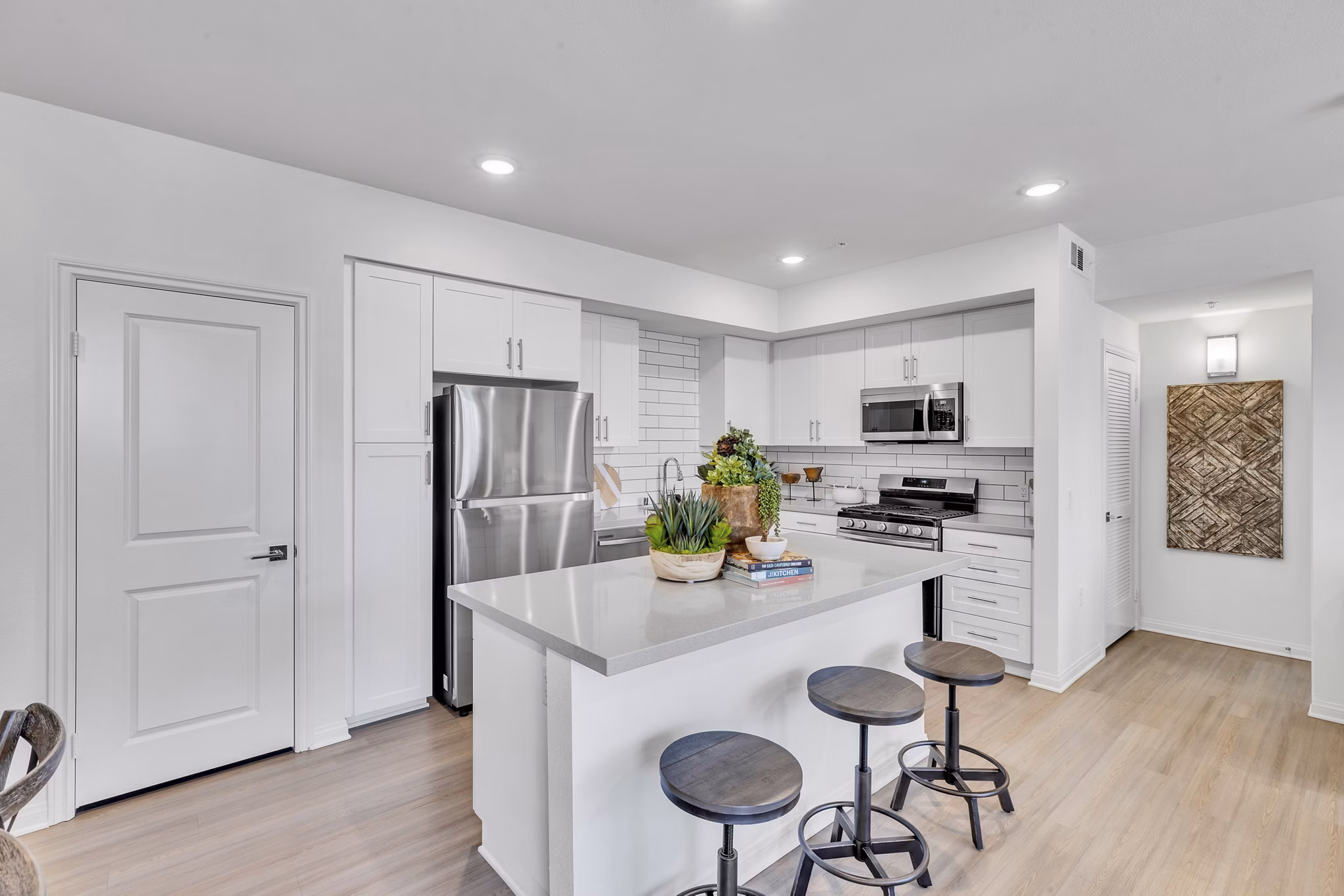 Kitchen at The Hawthorne Apartments