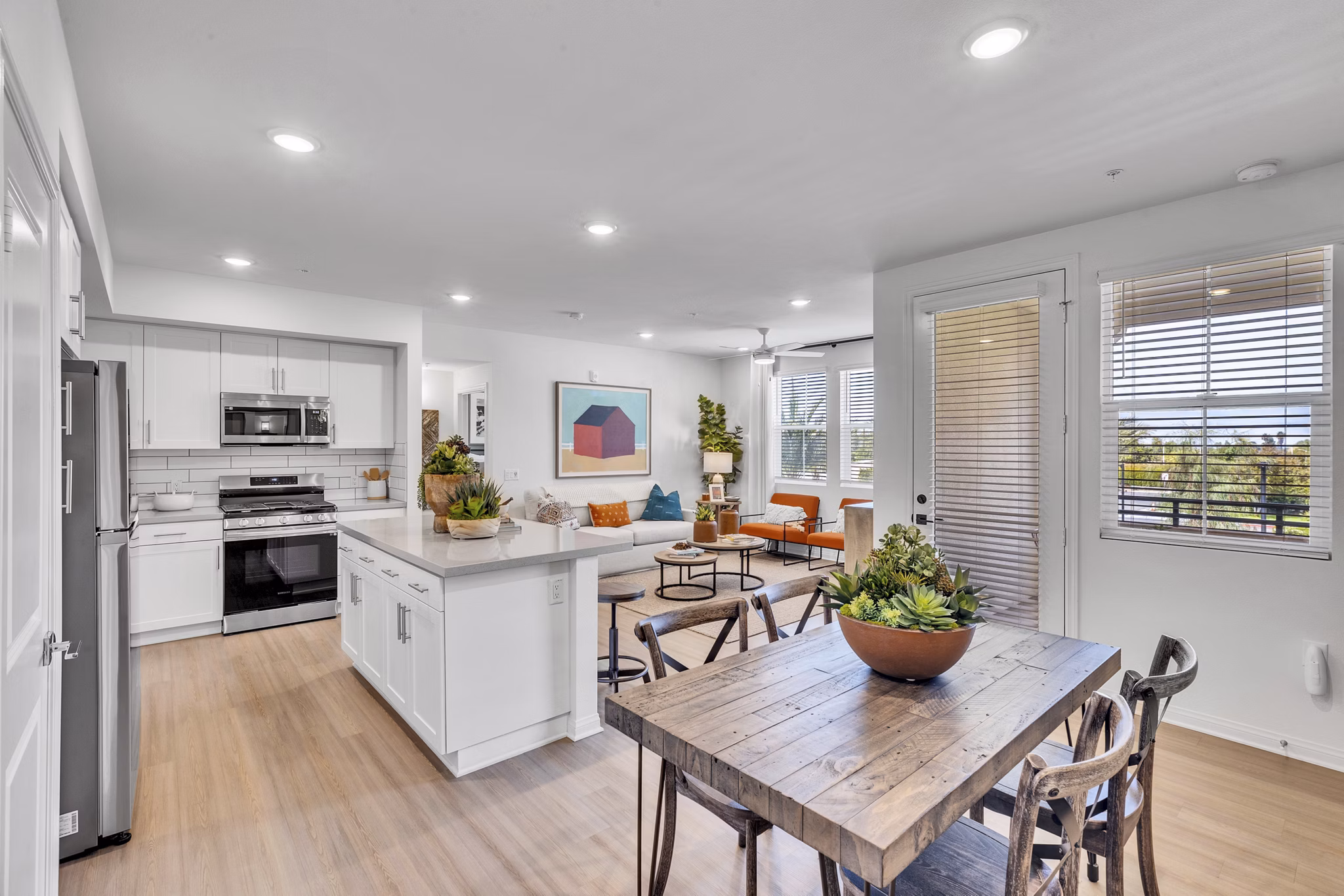 Kitchen at The Hawthorne Apartments