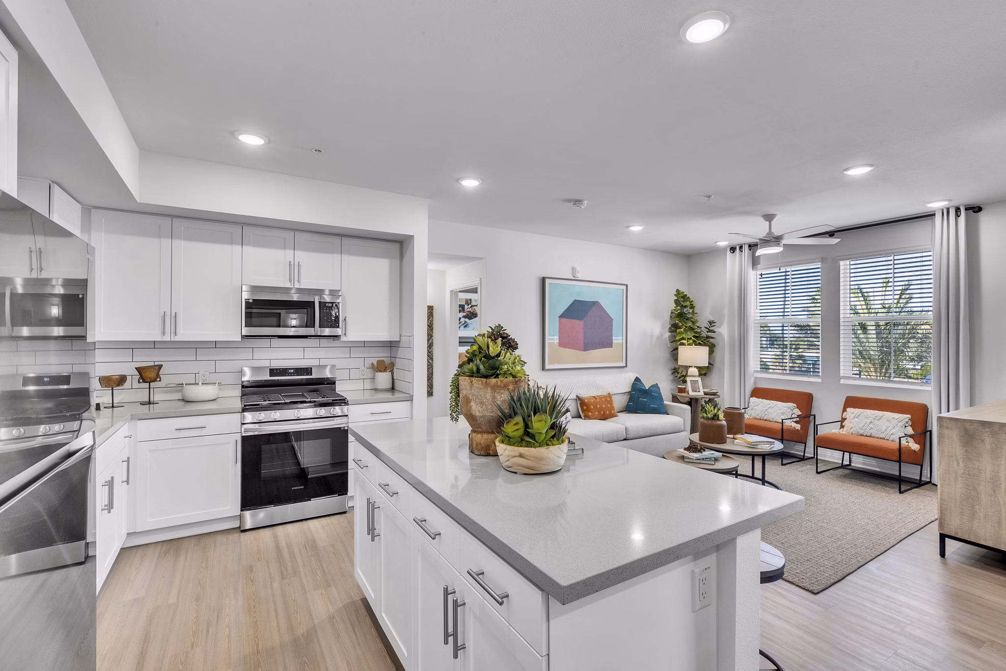 Kitchen at The Hawthorne Apartments