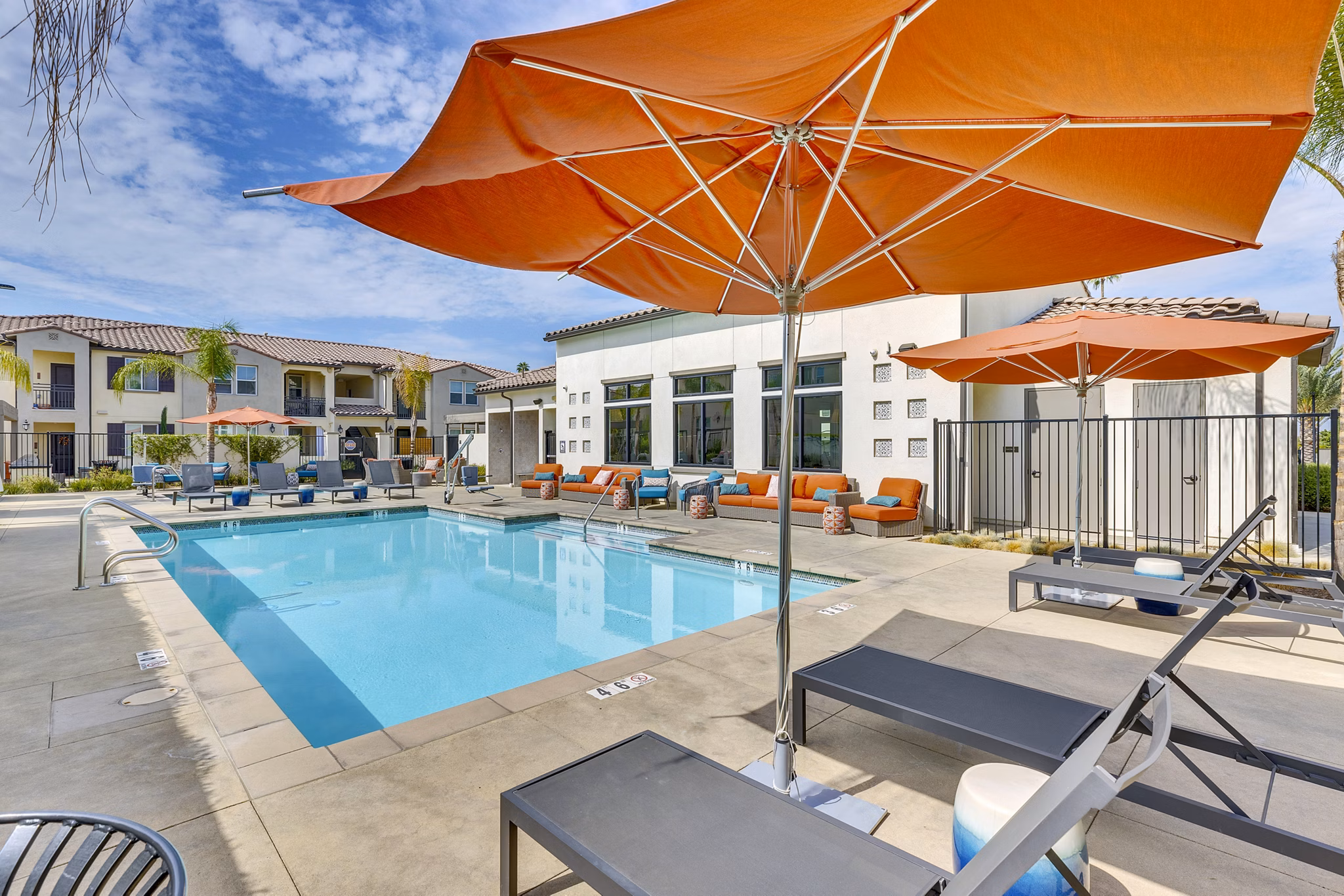 Pool at The Hawthorne Apartments