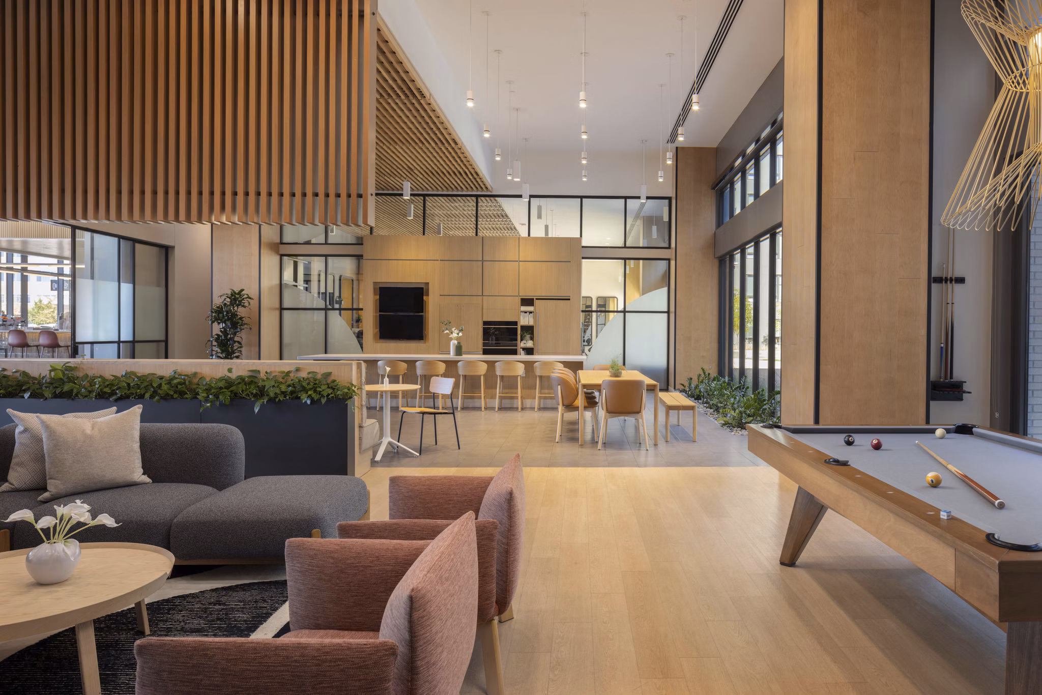 clubhouse at The Broadleaf Apartments 