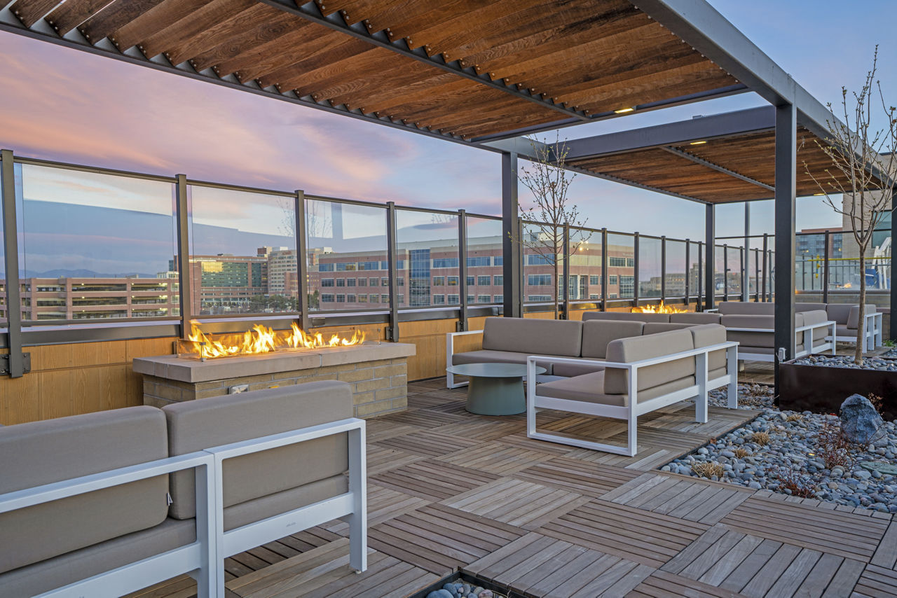 Roof deck at The Broadleaf (2 of 4)