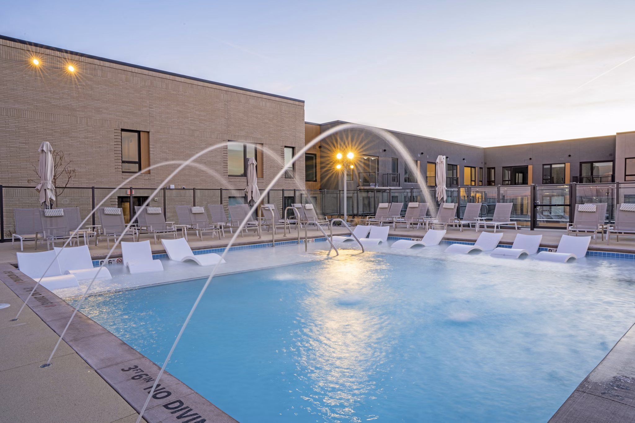 pool at The Broadleaf Apartments 