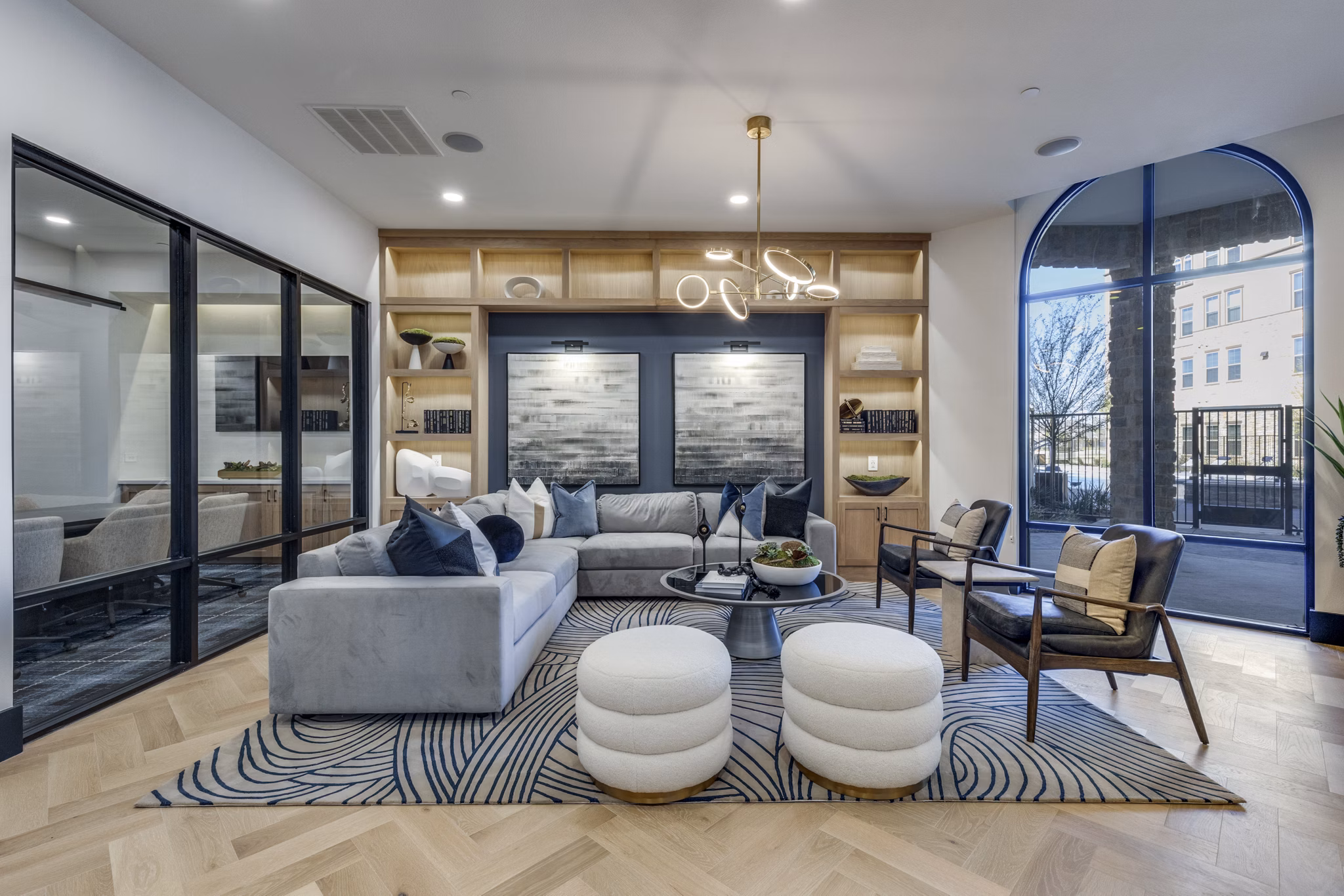 clubhouse at Jefferson Cove Apartments