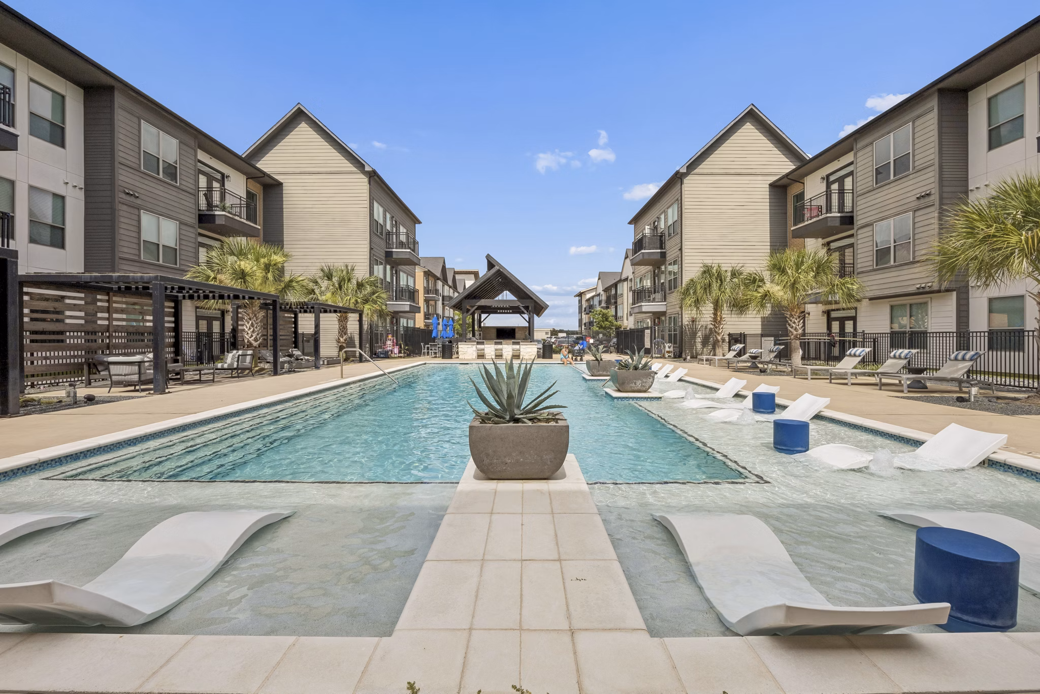 pool at The Maddox Apartments