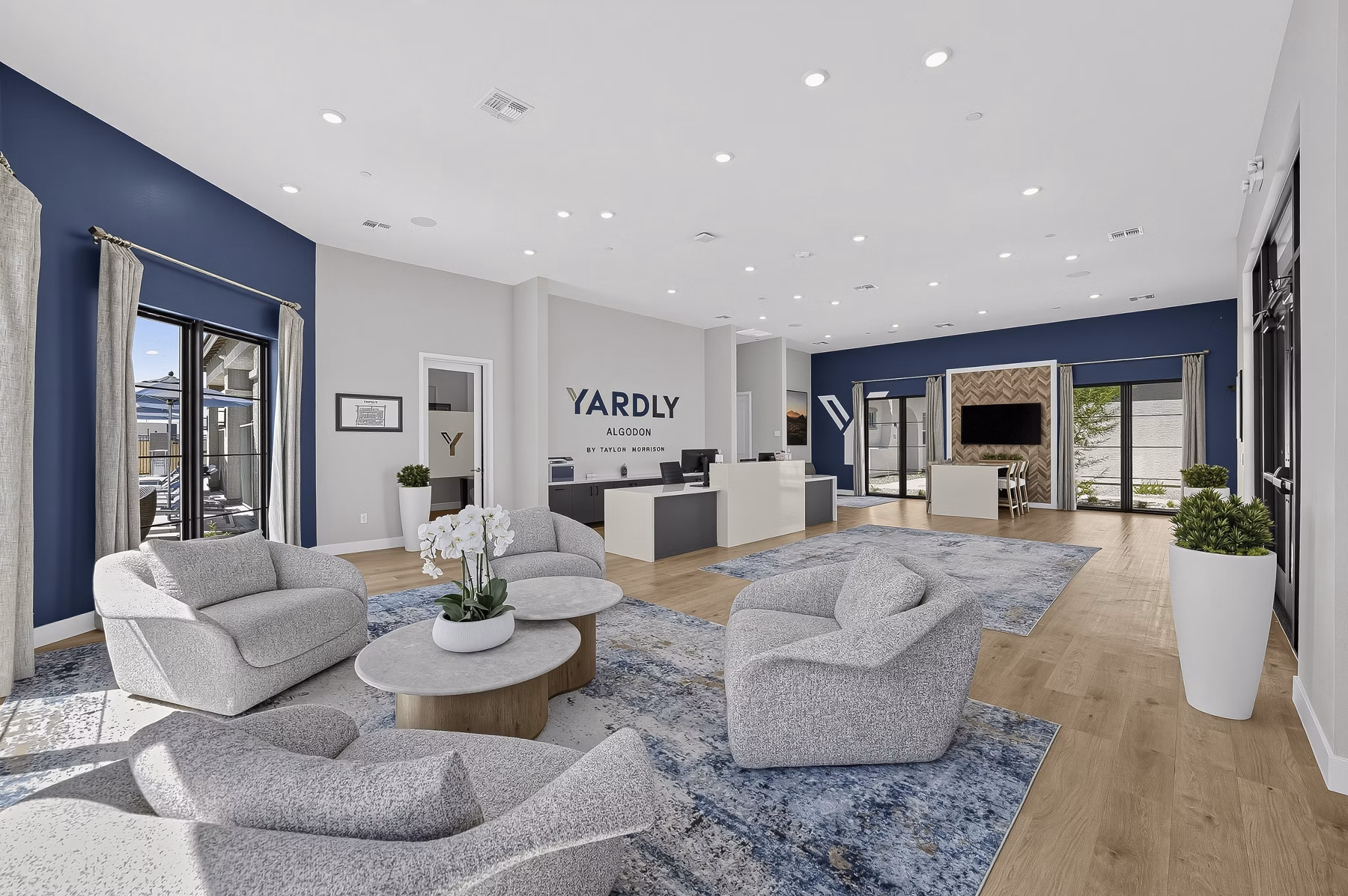 Clubhouse/Lobby at Yardly Algodon Apartments
