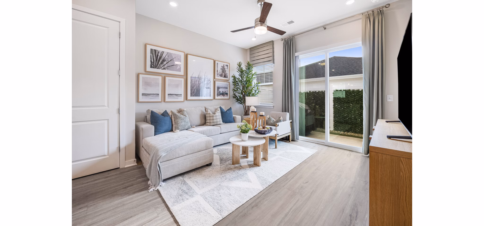 Living Room at Yardly Algodon Apartments