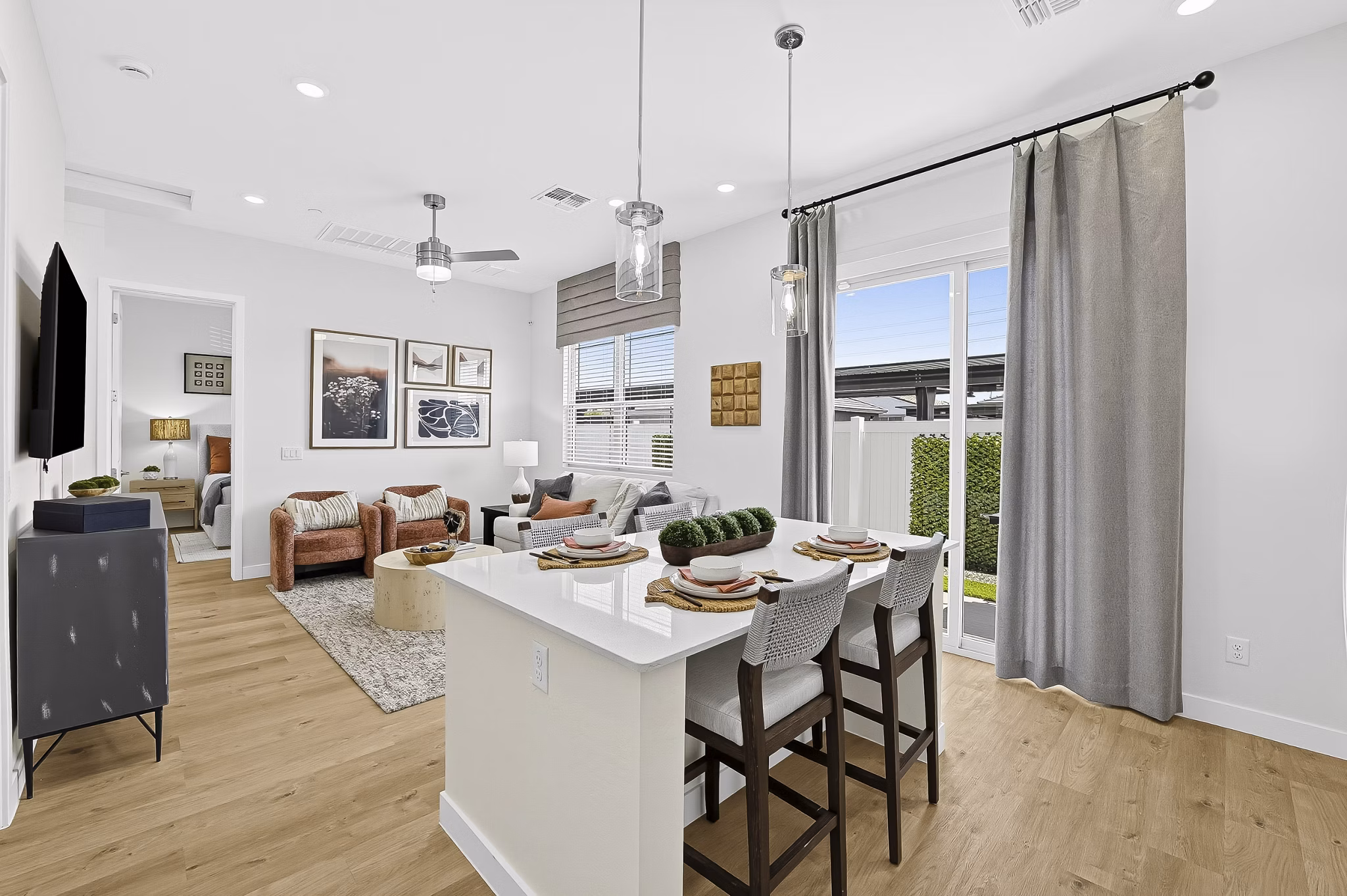 Living Room at Yardly Algodon Apartments
