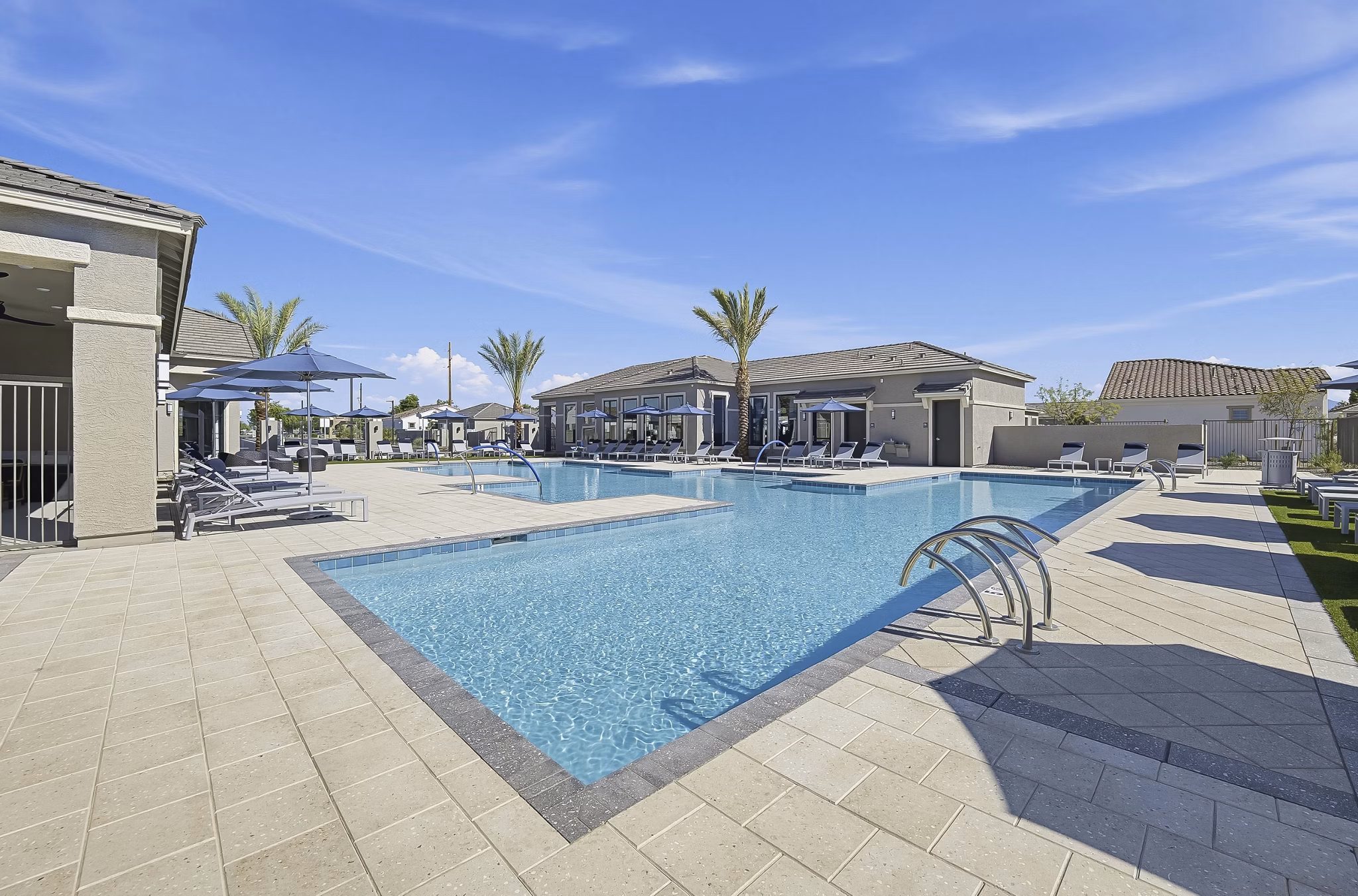 Pool at Yardly Algodon Apartments