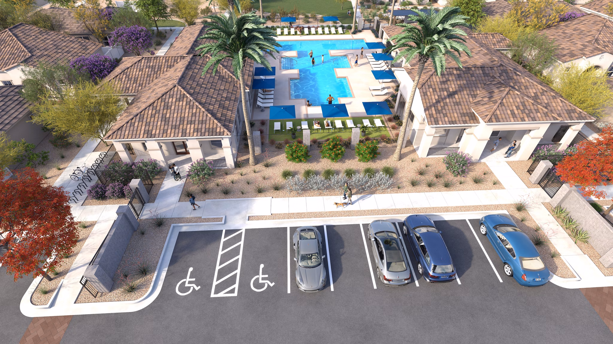 Rendering for Yardly Algodon Apartments