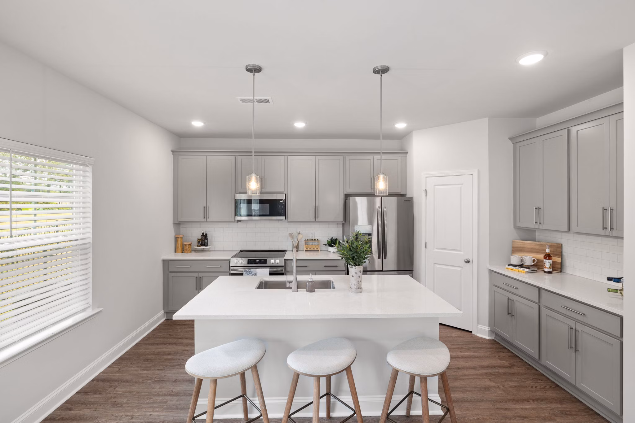 kitchen at Mailman Post Apartments 