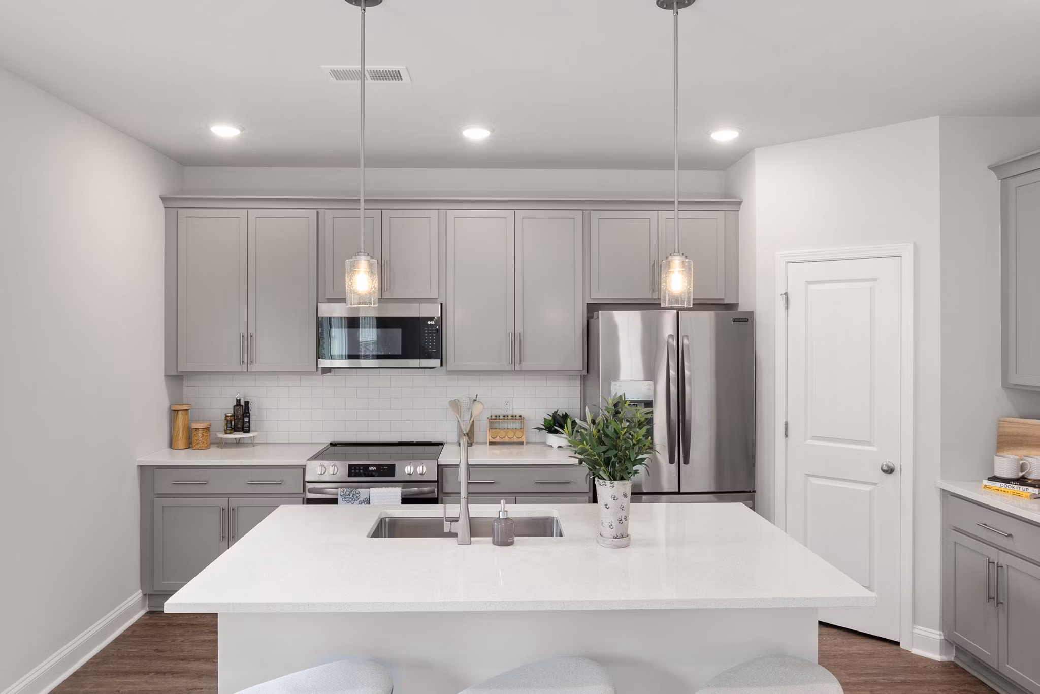 kitchen at Mailman Post Apartments 