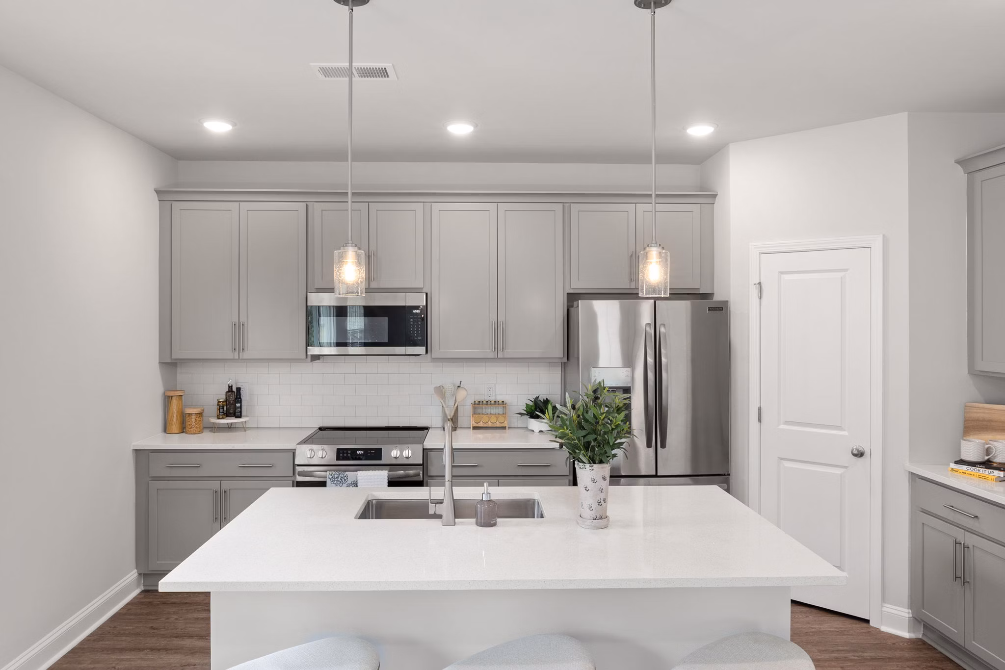 kitchen at Mailman Post Apartments 