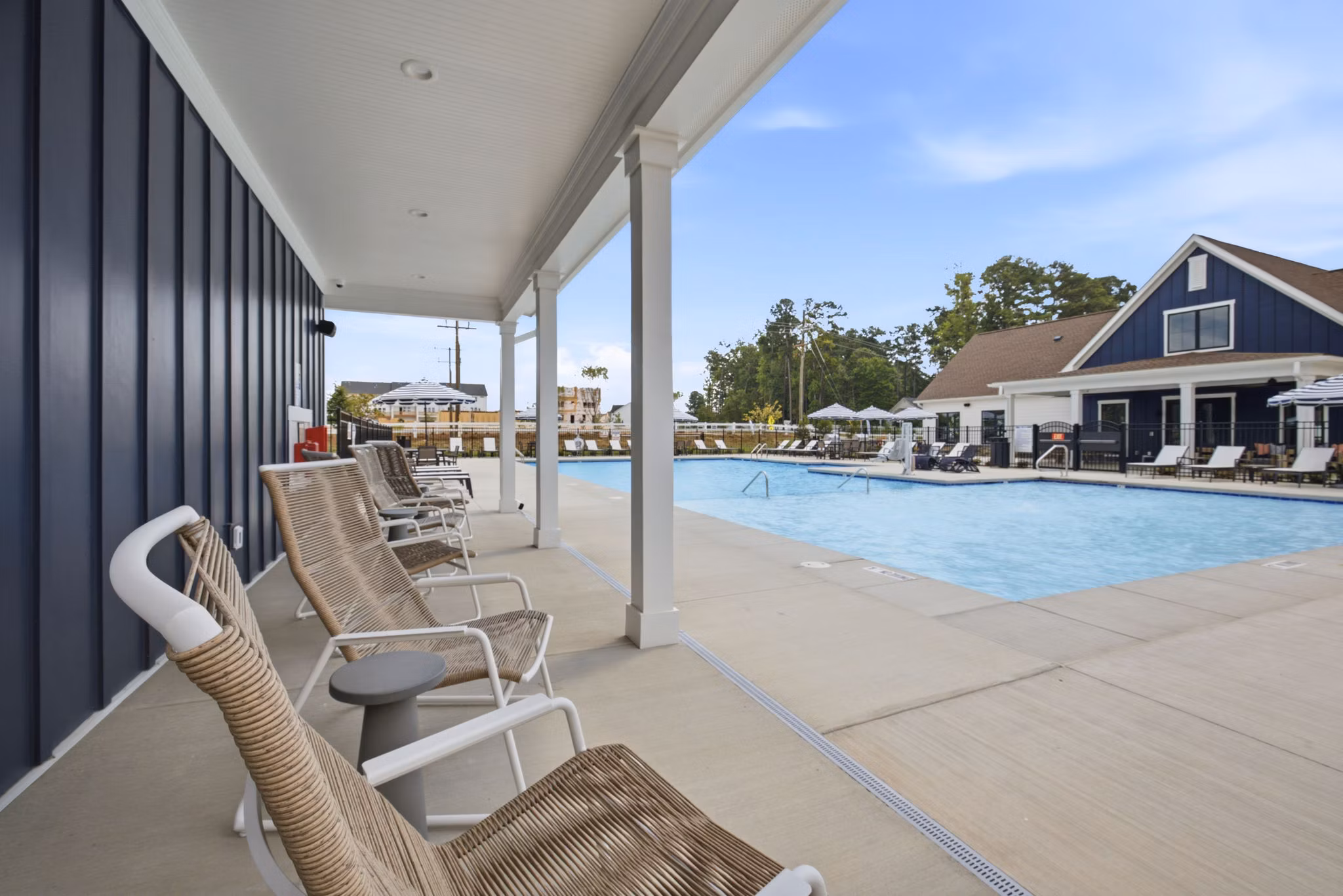 pool at Mailman Post Apartments 