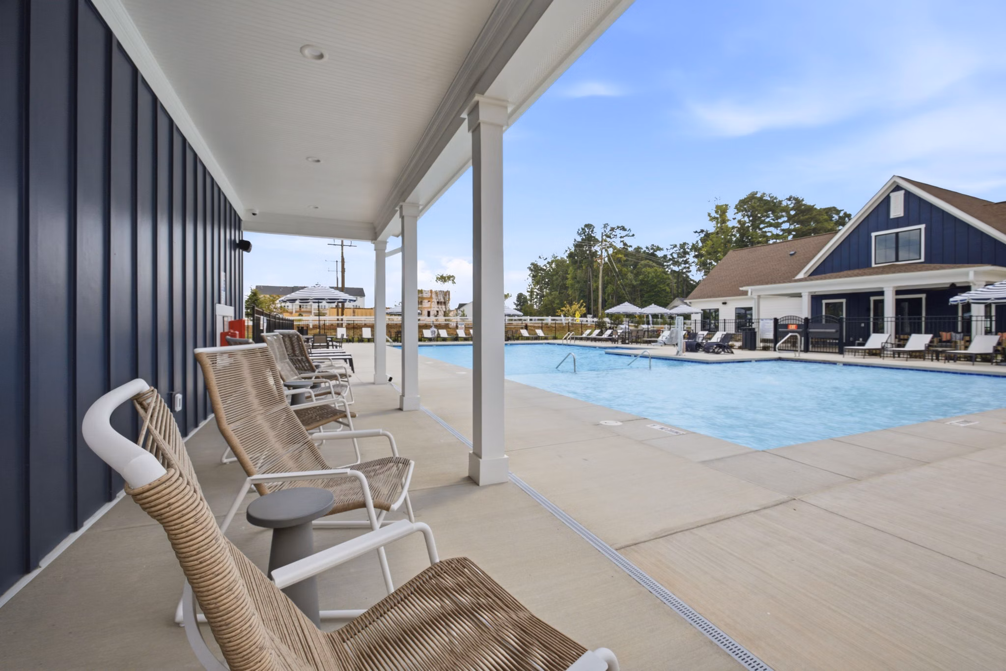 pool at Mailman Post Apartments 