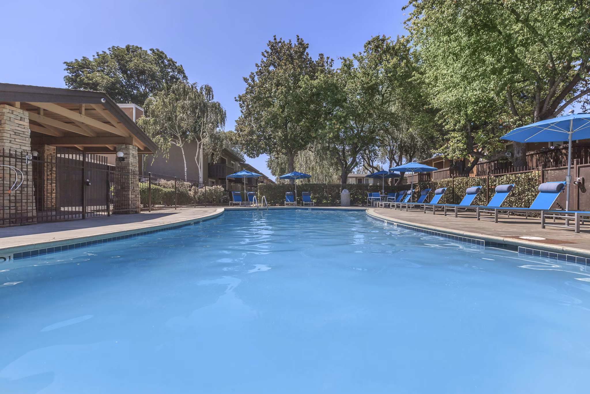 pool at Thornbridge Apartments
