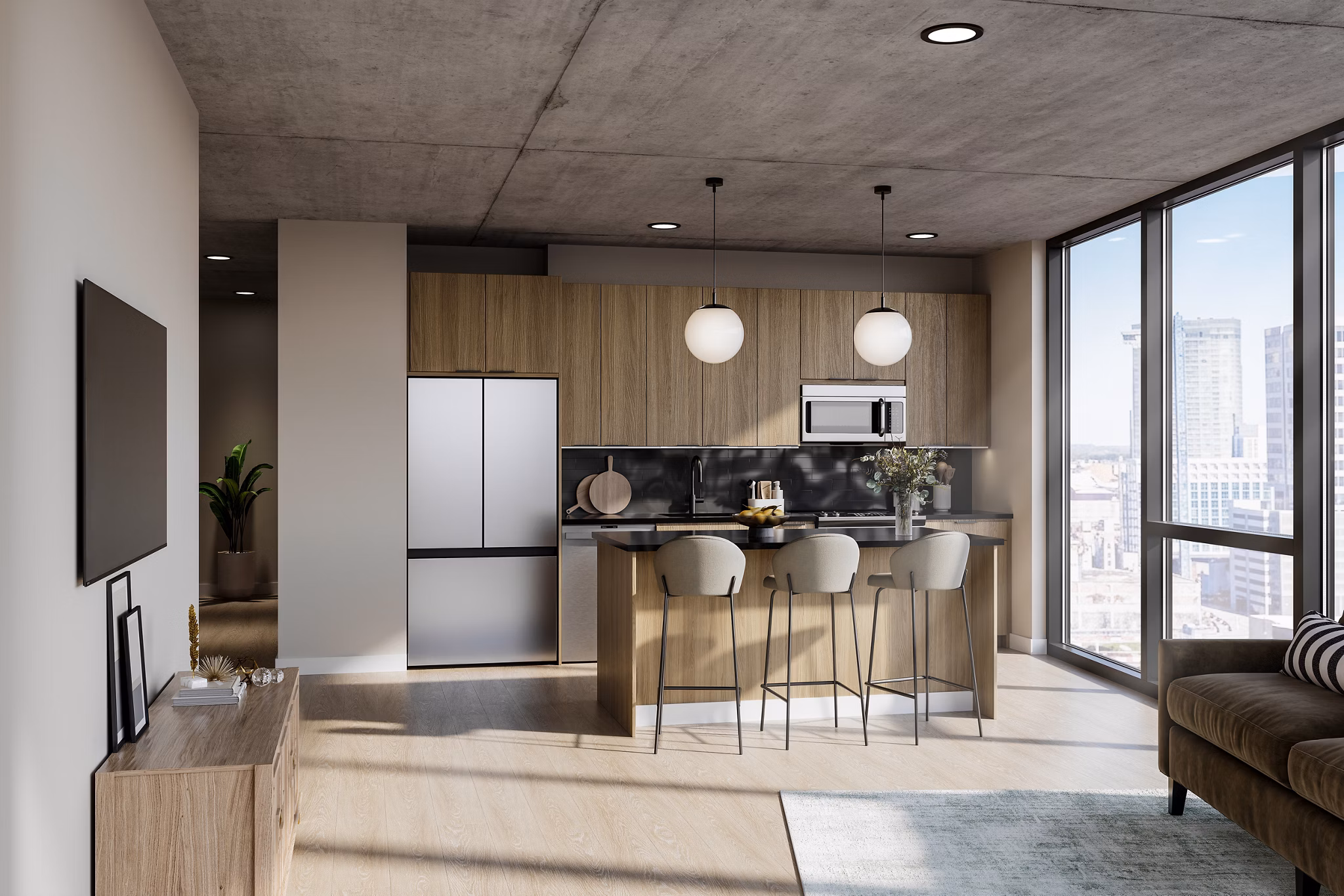 Rendering for Marston Music Row Apartments