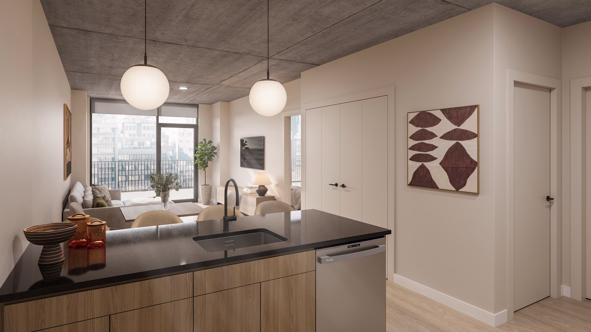 Rendering for Marston Music Row Apartments