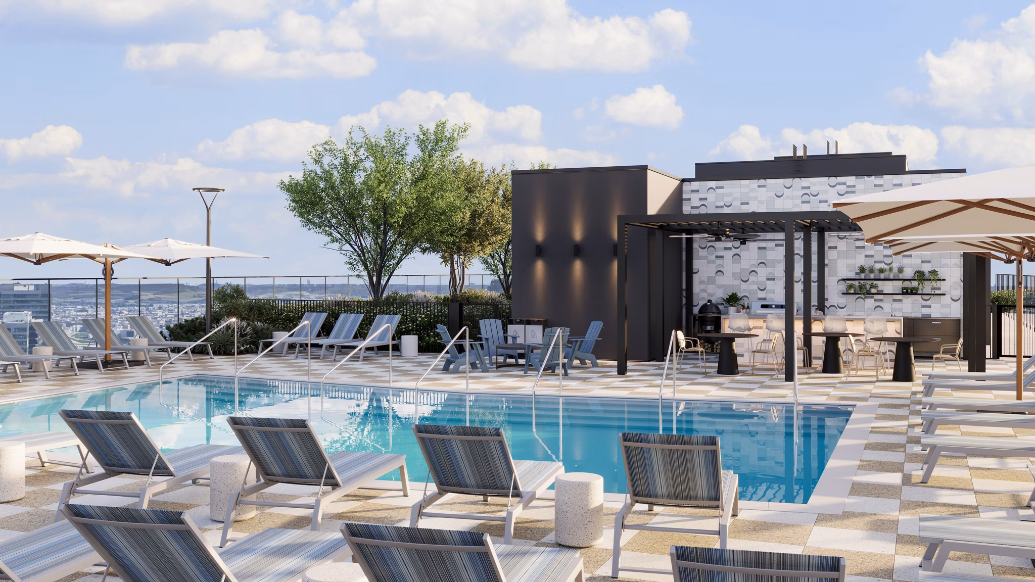 Rendering for Marston Music Row Apartments