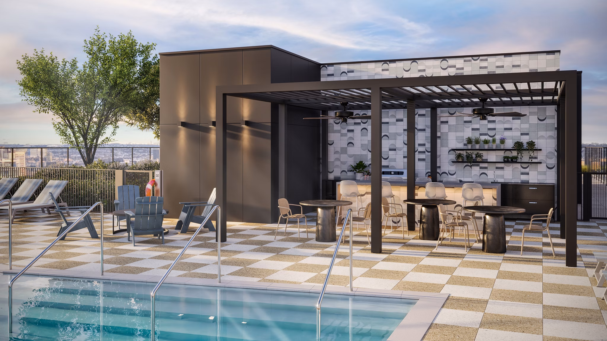 Rendering for Marston Music Row Apartments