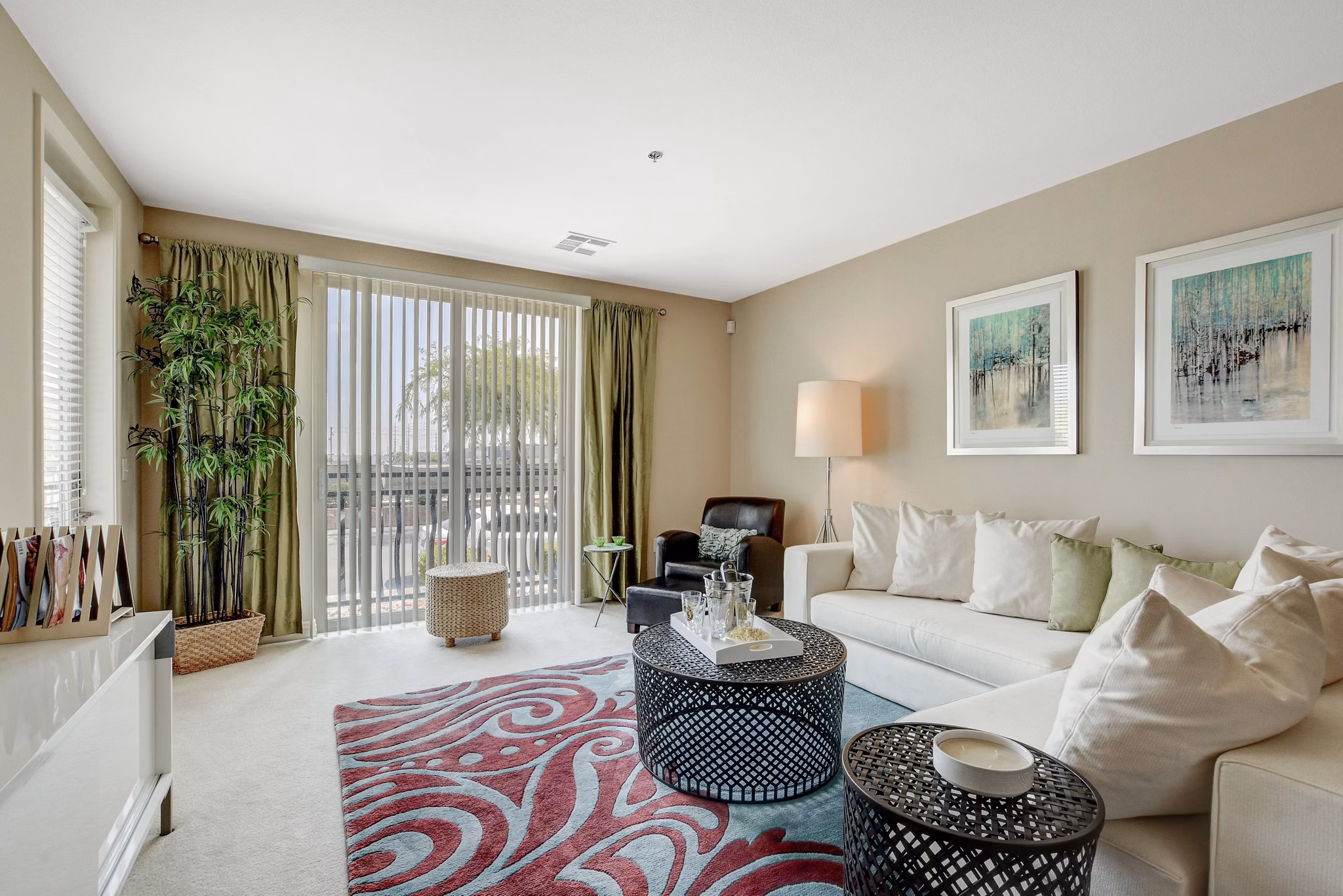 living room at Las Vegas Grand Apartments 