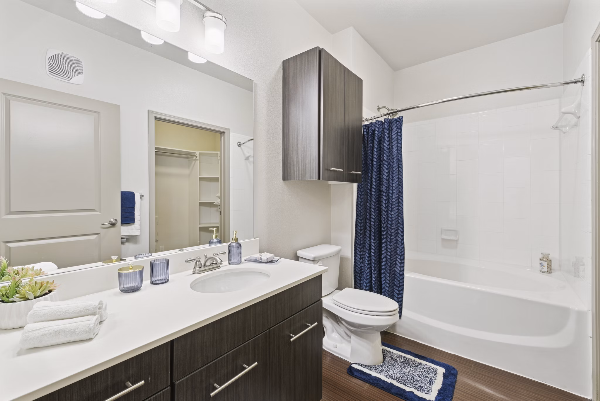 bathroom at The View at Crown Ridge Apartments 