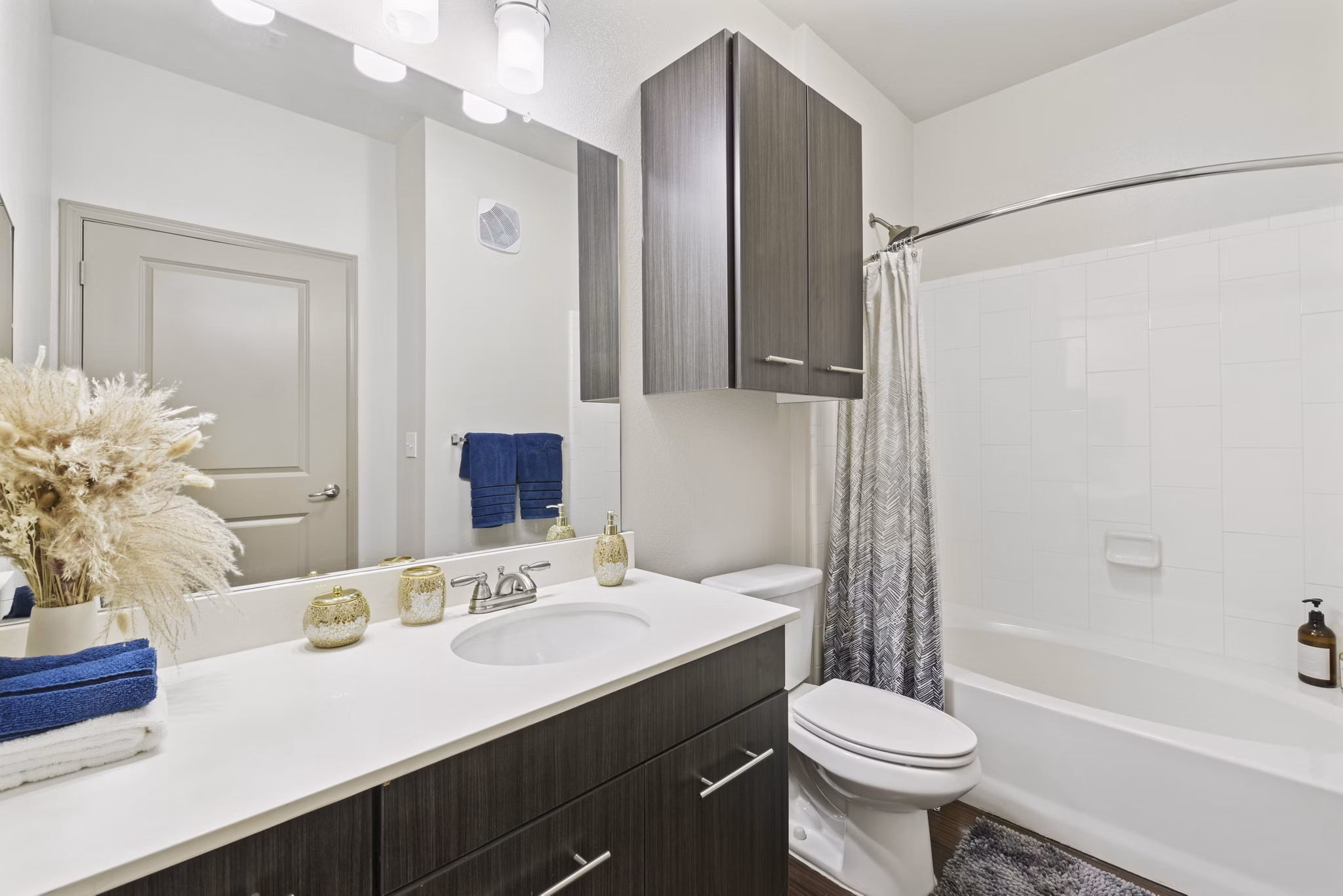 bathroom at The View at Crown Ridge Apartments 
