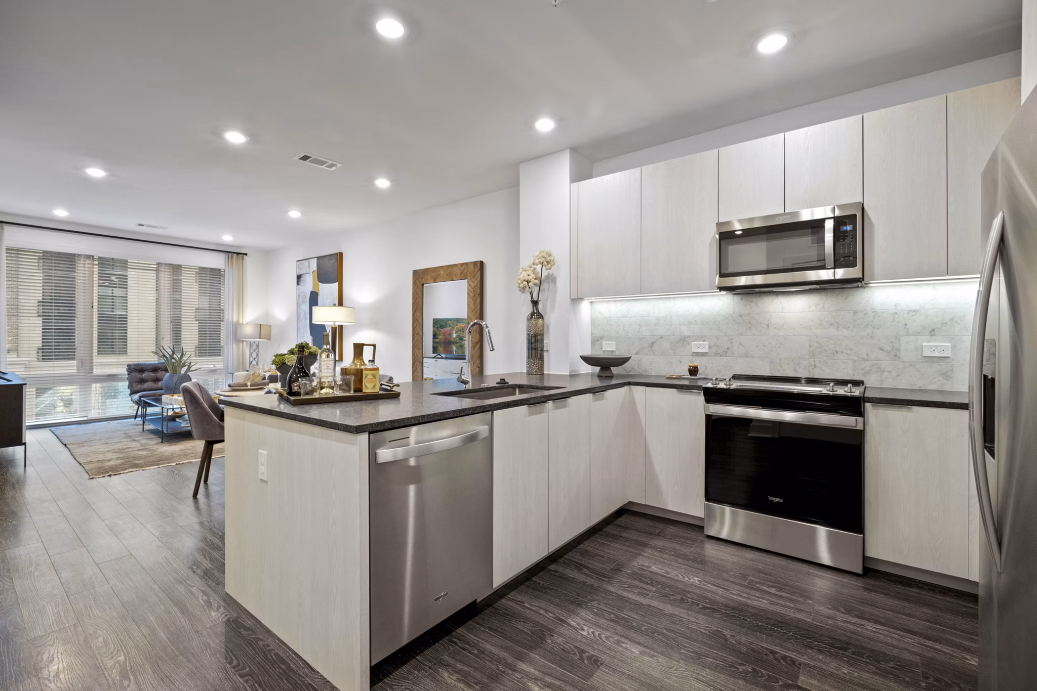 kitchen at Toscana Apartments