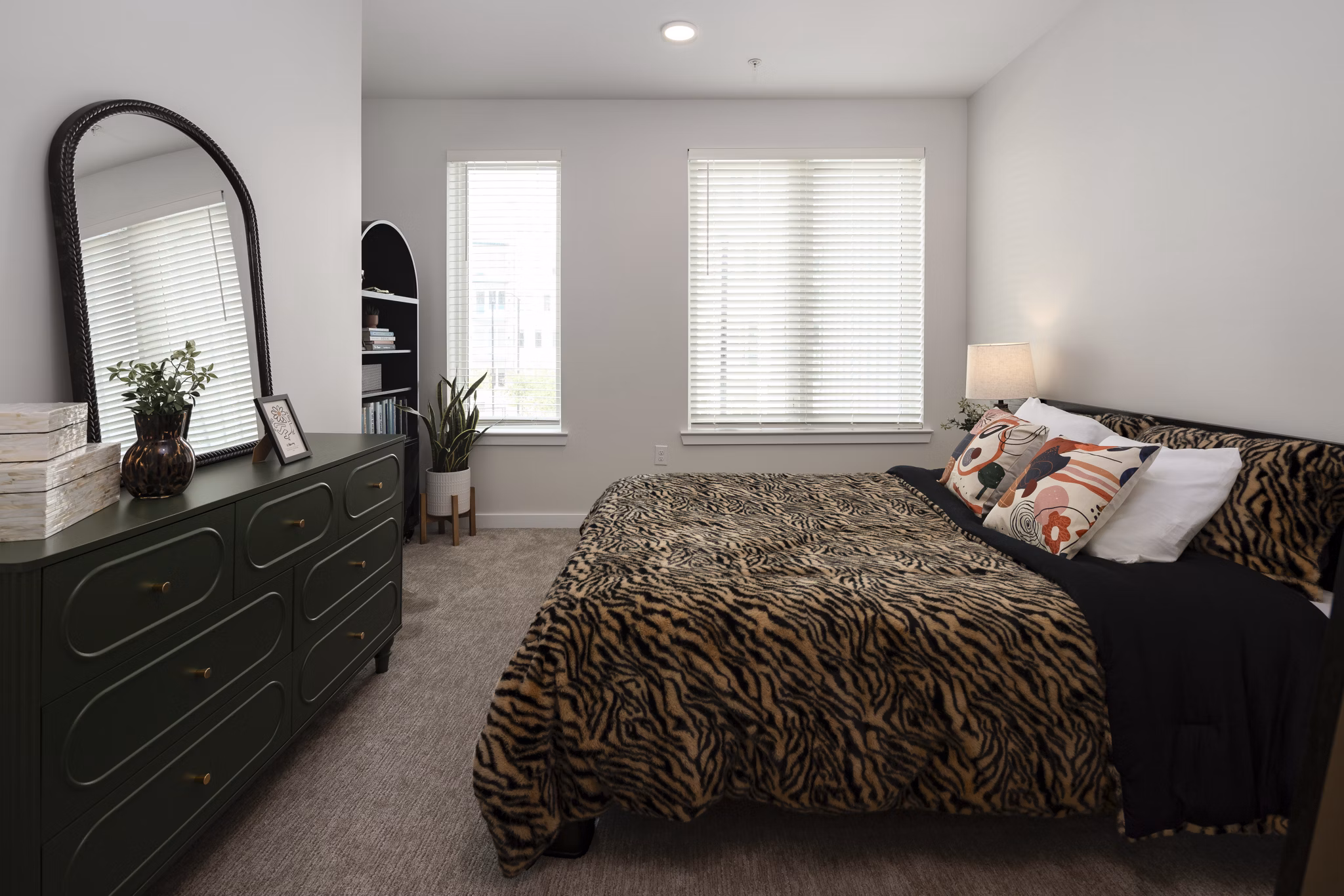 Bedroom at Emblem Park Apartments