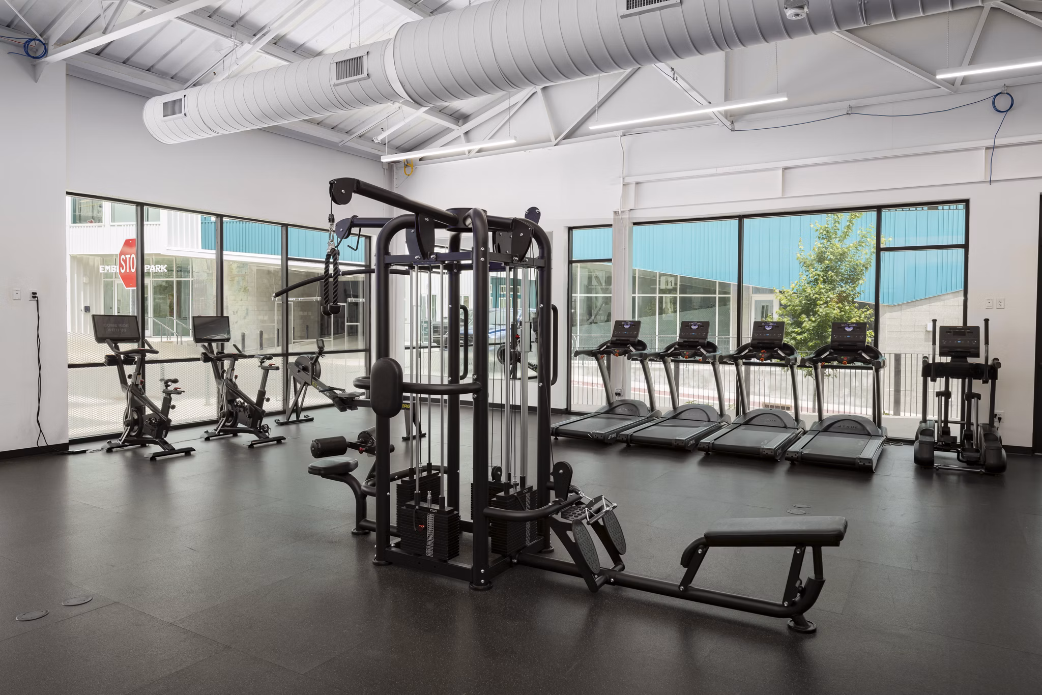 Fitness Center at Emblem Park Apartments