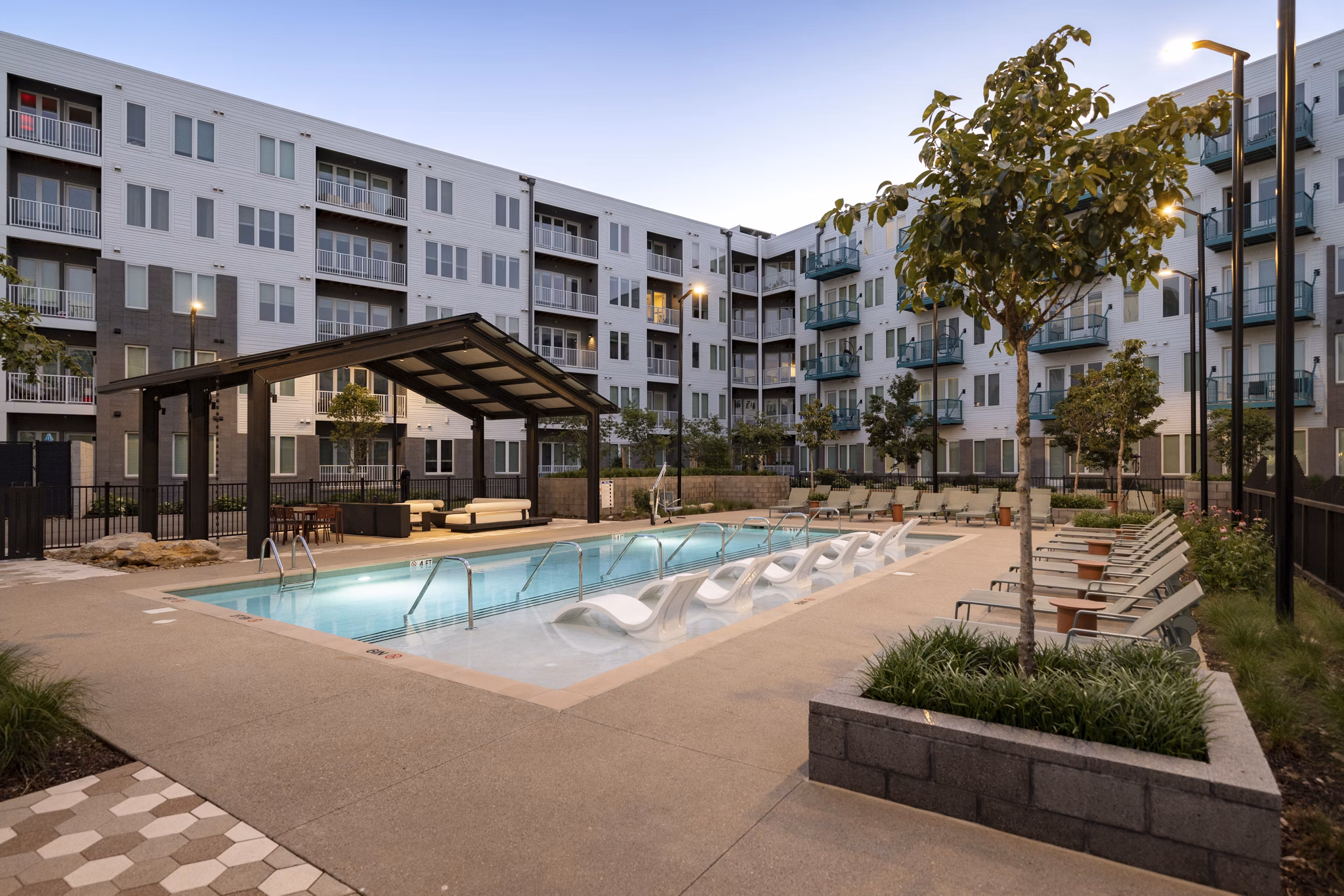 Pool at Emblem Park Apartments
