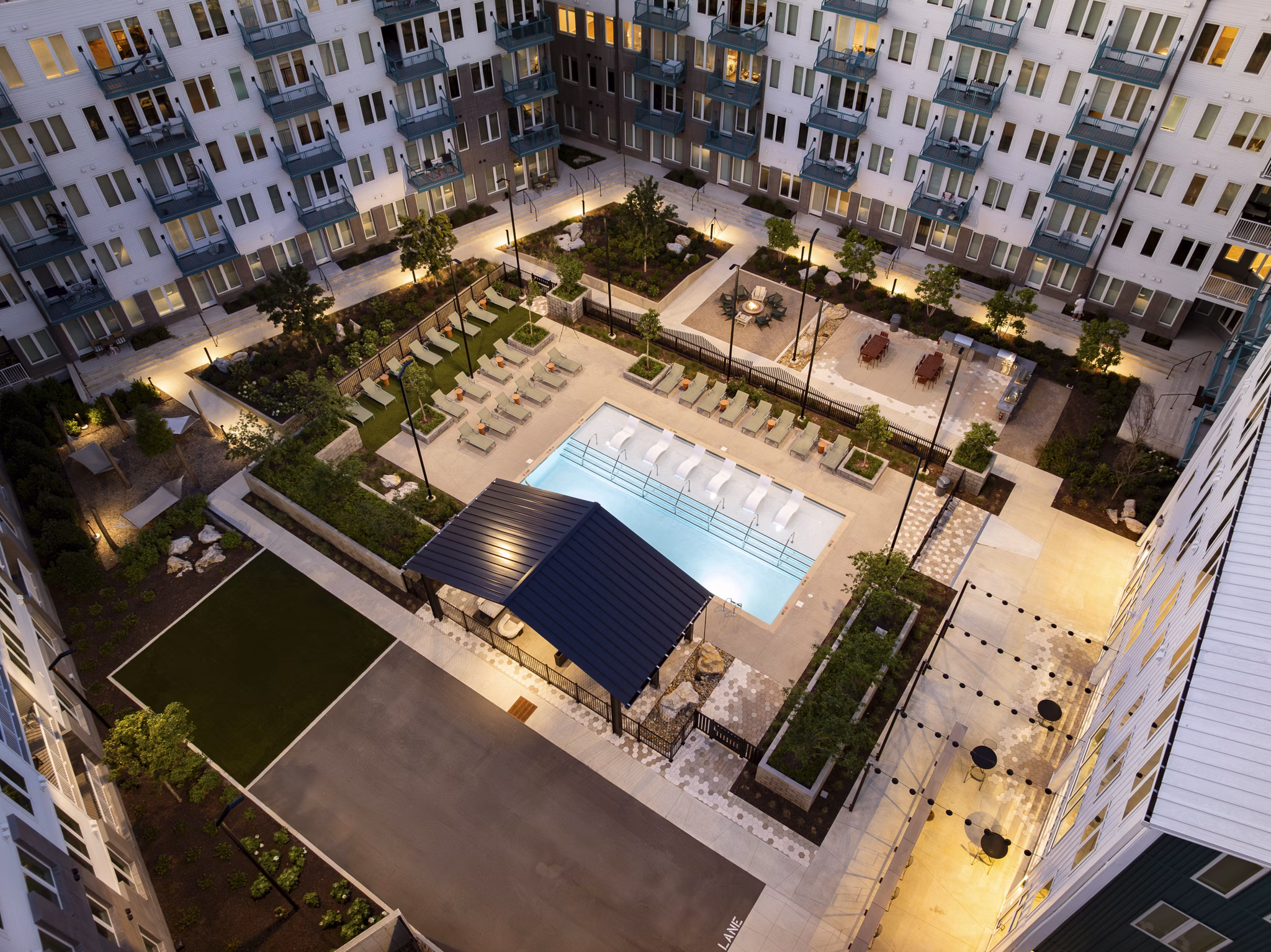 Pool at Emblem Park Apartments