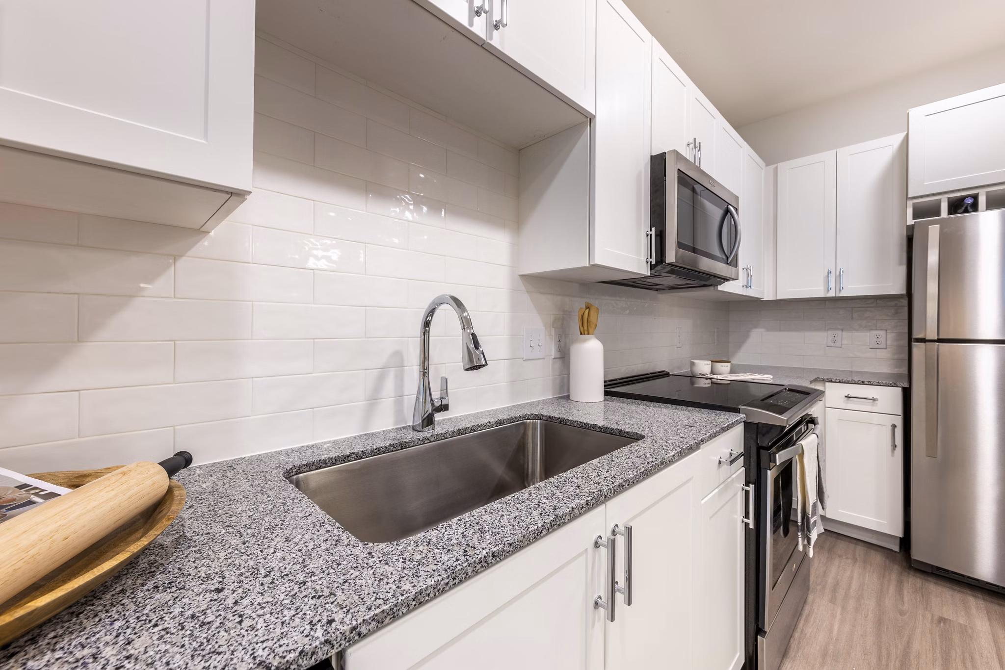kitchen at Spectra Parks Apartments