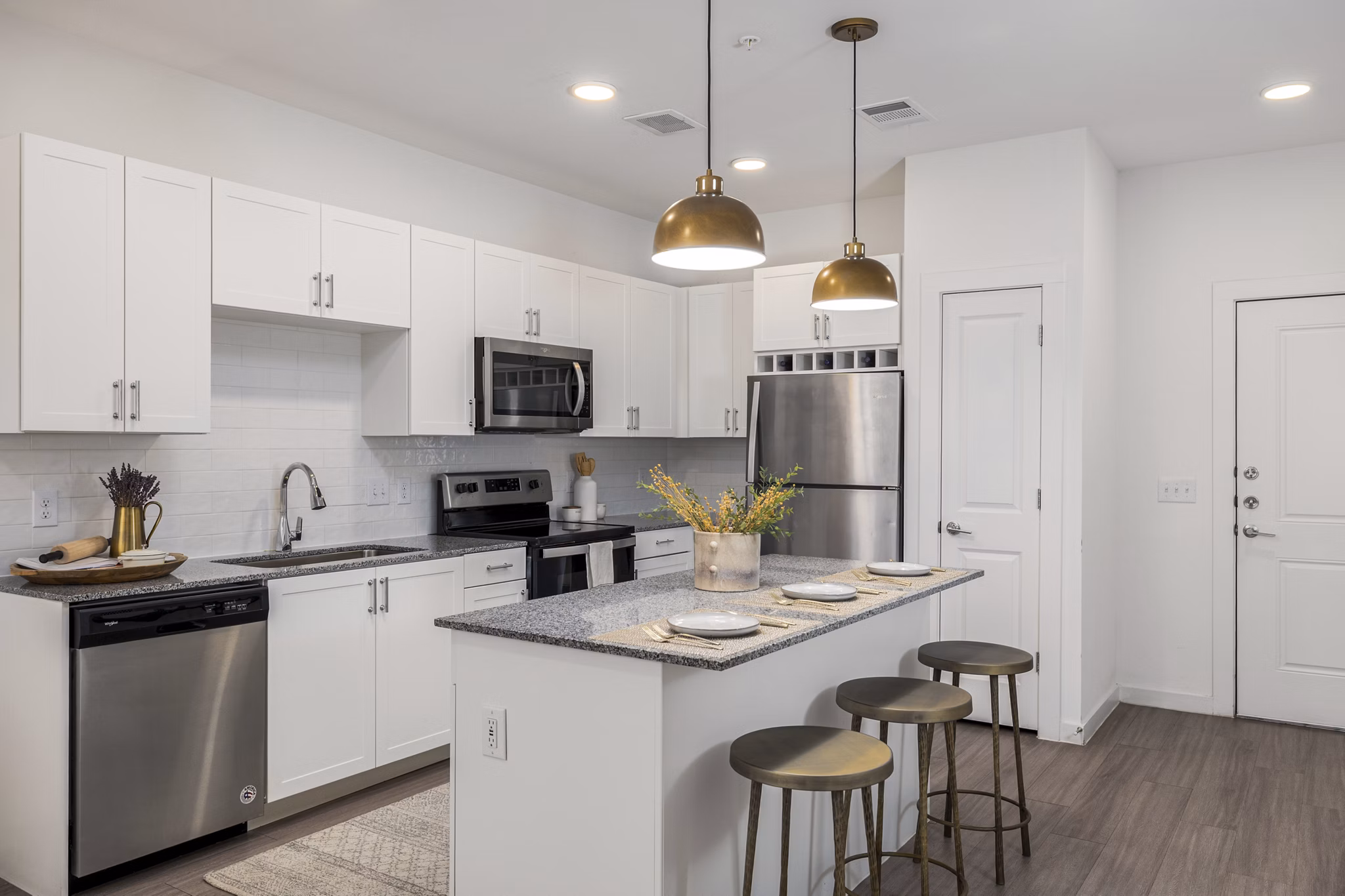kitchen at Spectra Parks Apartments 