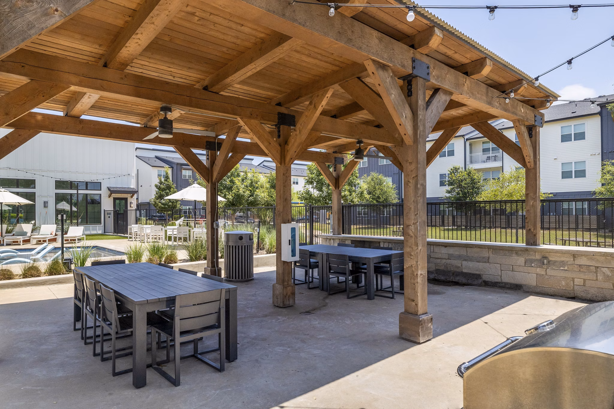patio at Spectra Parks Apartments