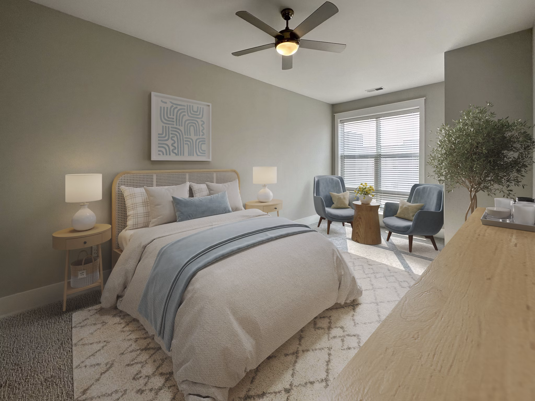bedroom at Preserve at Westfields Apartments 