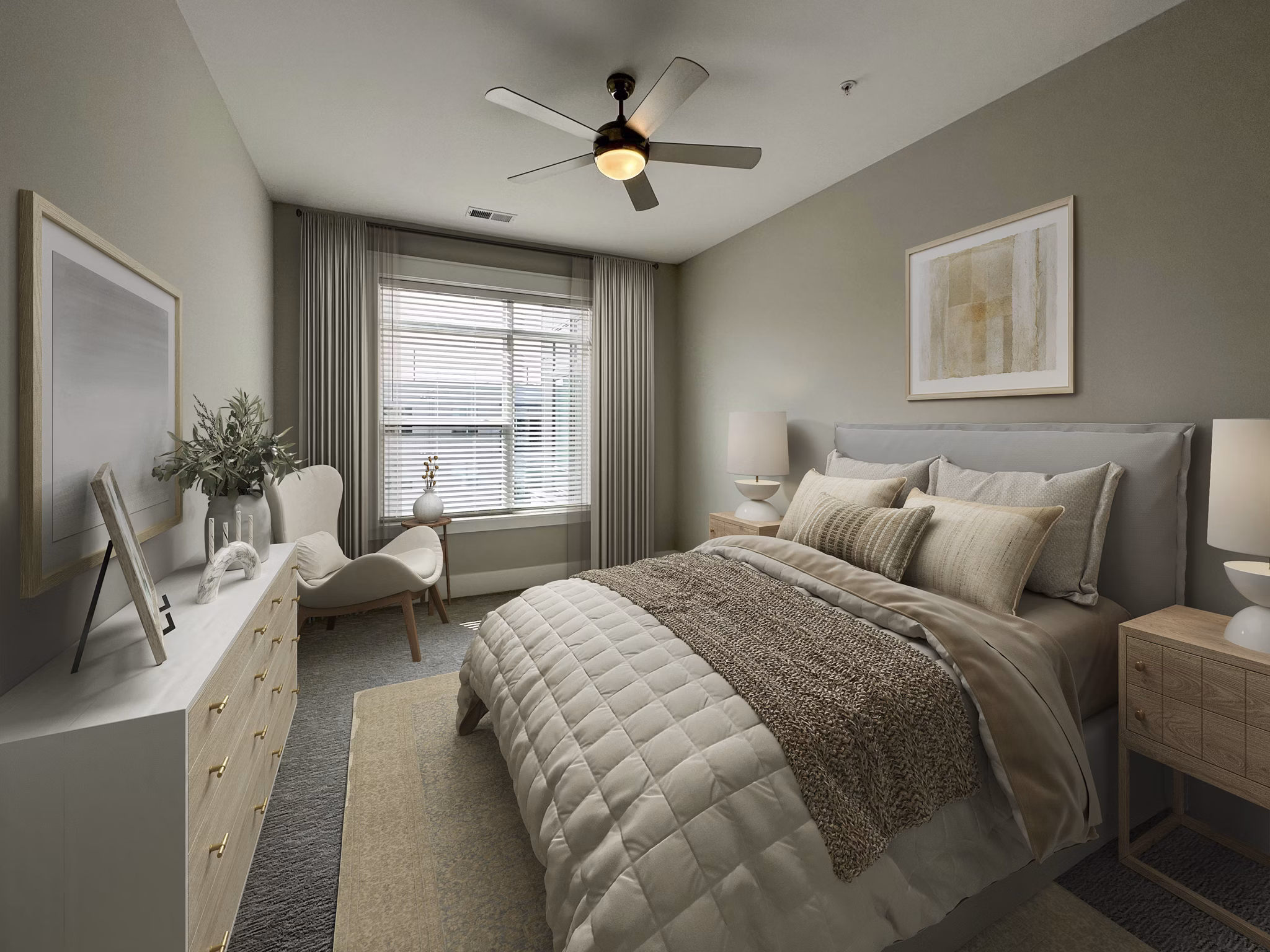bedroom at Preserve at Westfields Apartments 