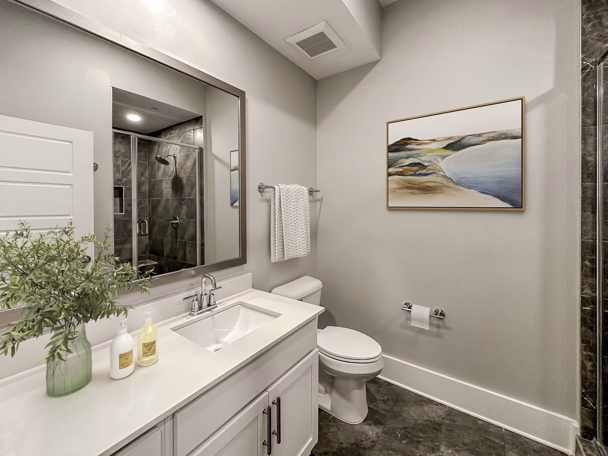 bathroom at Preserve at Westfields Apartments 