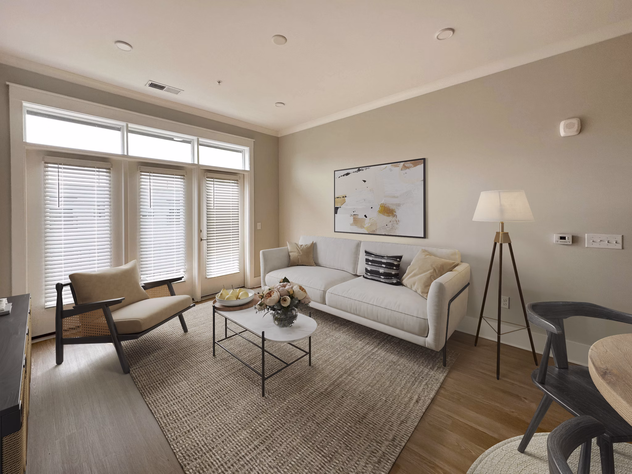 living room at Preserve at Westfields Apartments 