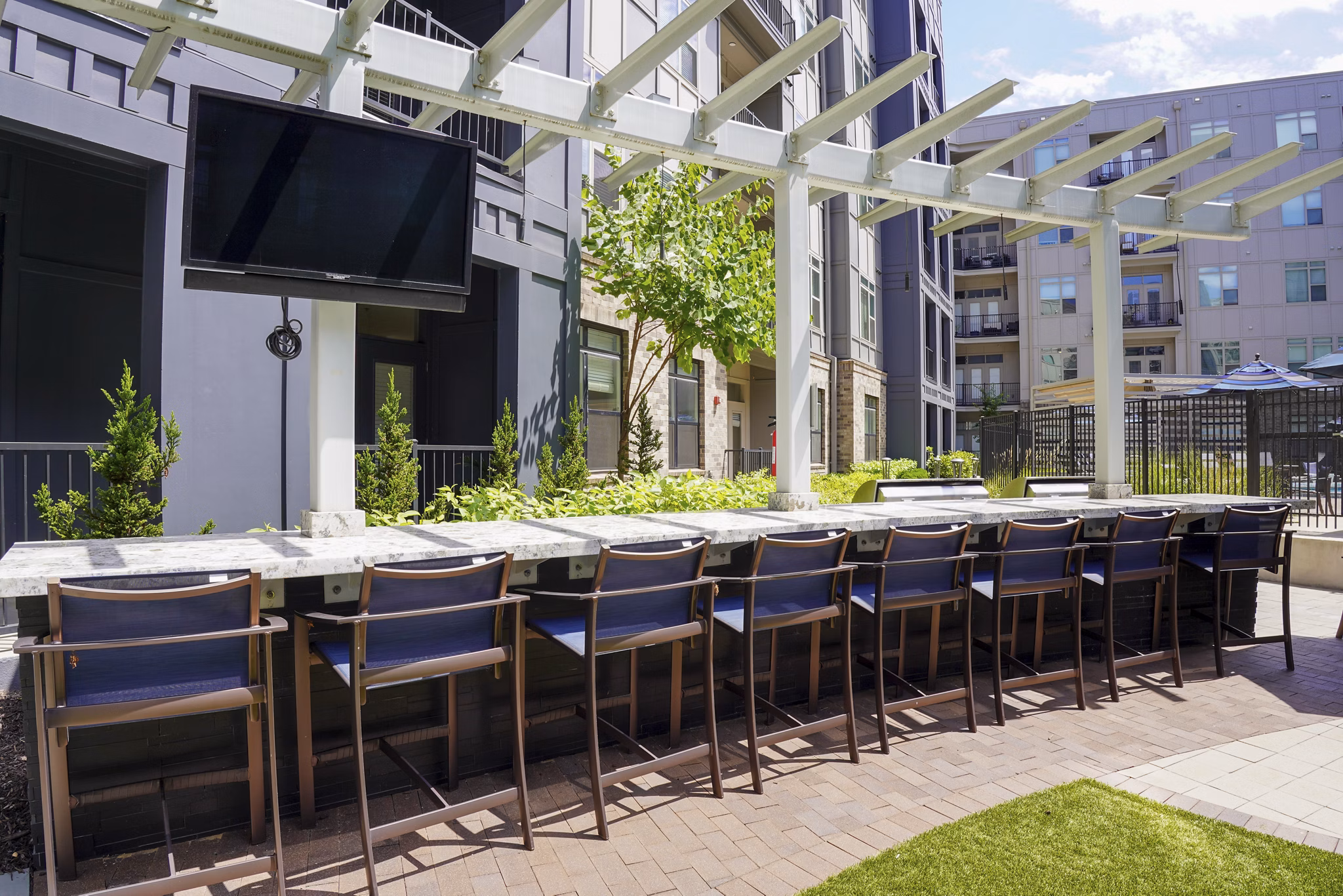 grill area at Preserve at Westfields Apartments 